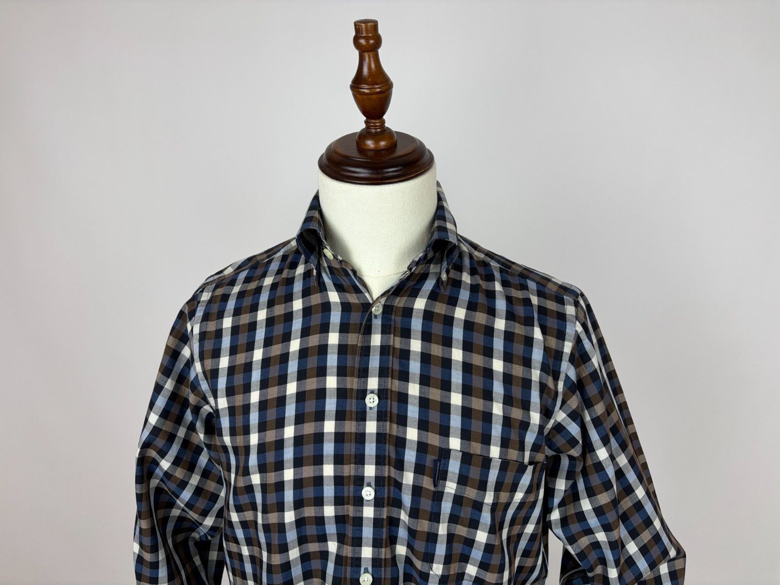 Aquascutum VTG Aquascutum of London Check Shirt Pocket Shirt Size US S / EU 44-46 / 1 - 5 Thumbnail