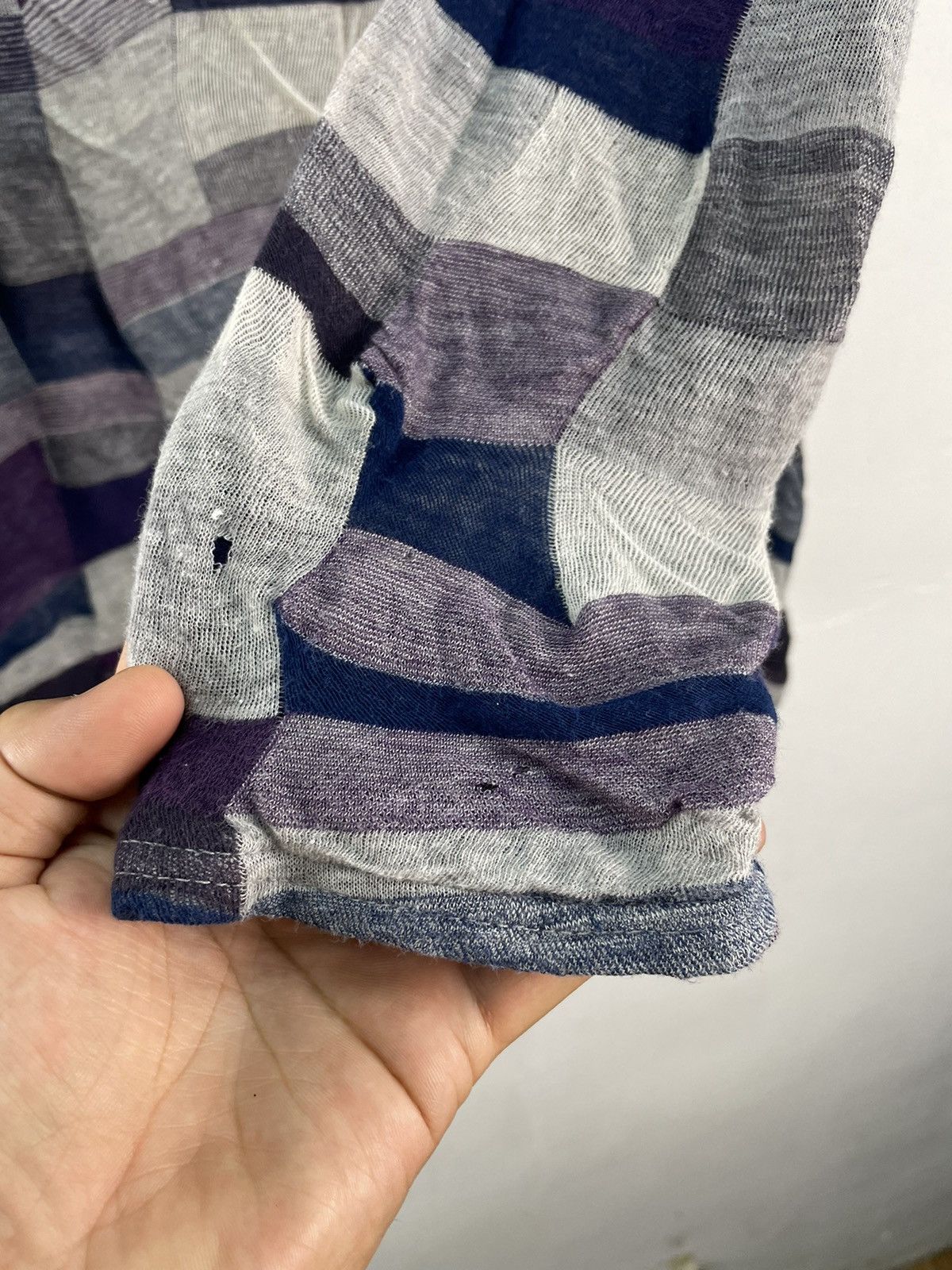 Issey Miyake Plantation Issey Miyake Women Top Long Sleeve Patchwork Size M / US 6-8 / IT 42-44 - 7 Thumbnail
