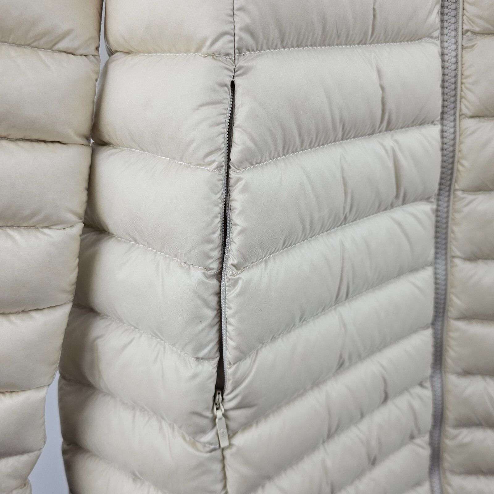 Moncler MONCLER Igelong White Ivory Hooded Long Down Jacket Size XXS / US 00 / IT 34 - 5 Thumbnail