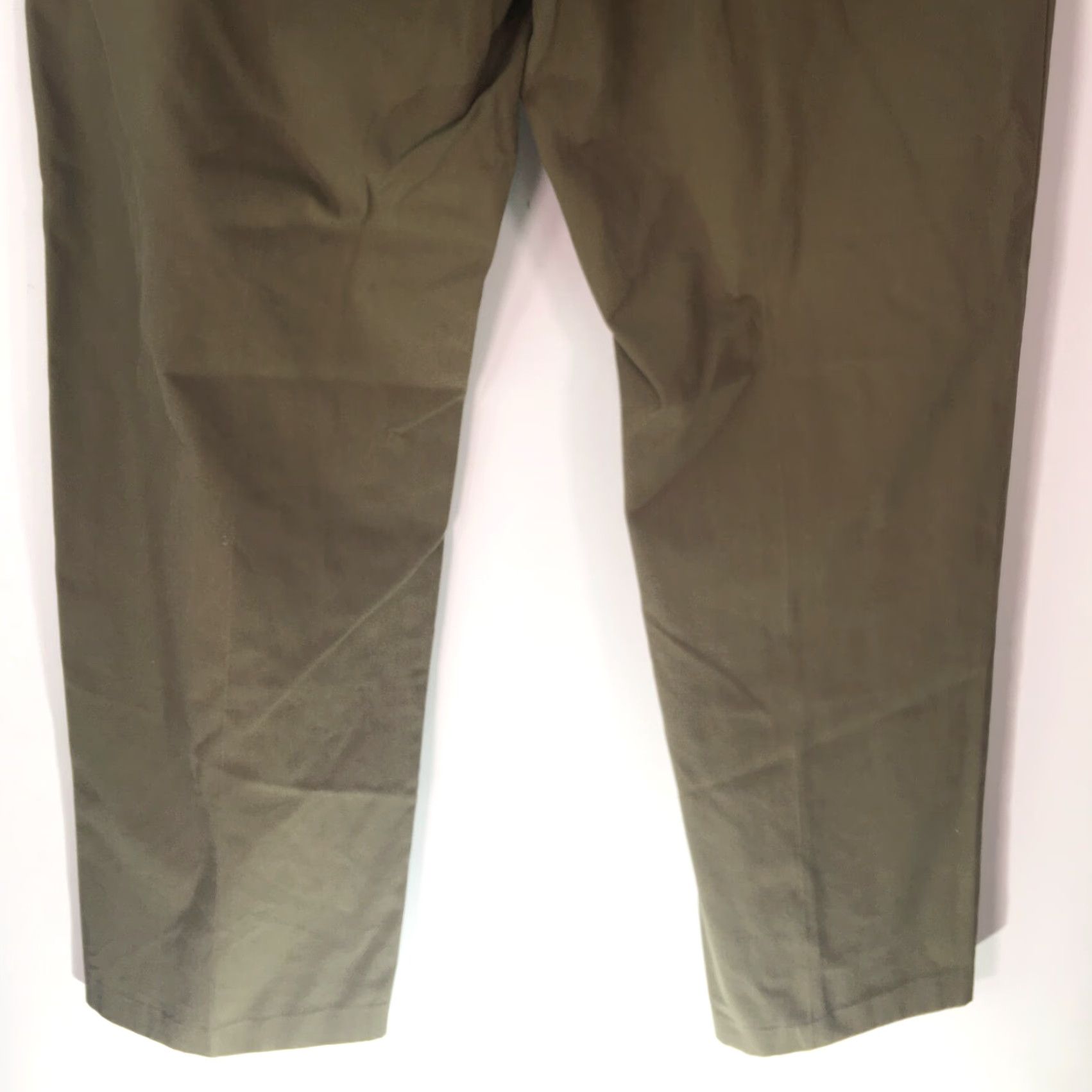 Haggar Haggar Mens Khaki Green Casual Regular Straight Dress Pants Size 33 X33 Size US 33 - 6 Thumbnail
