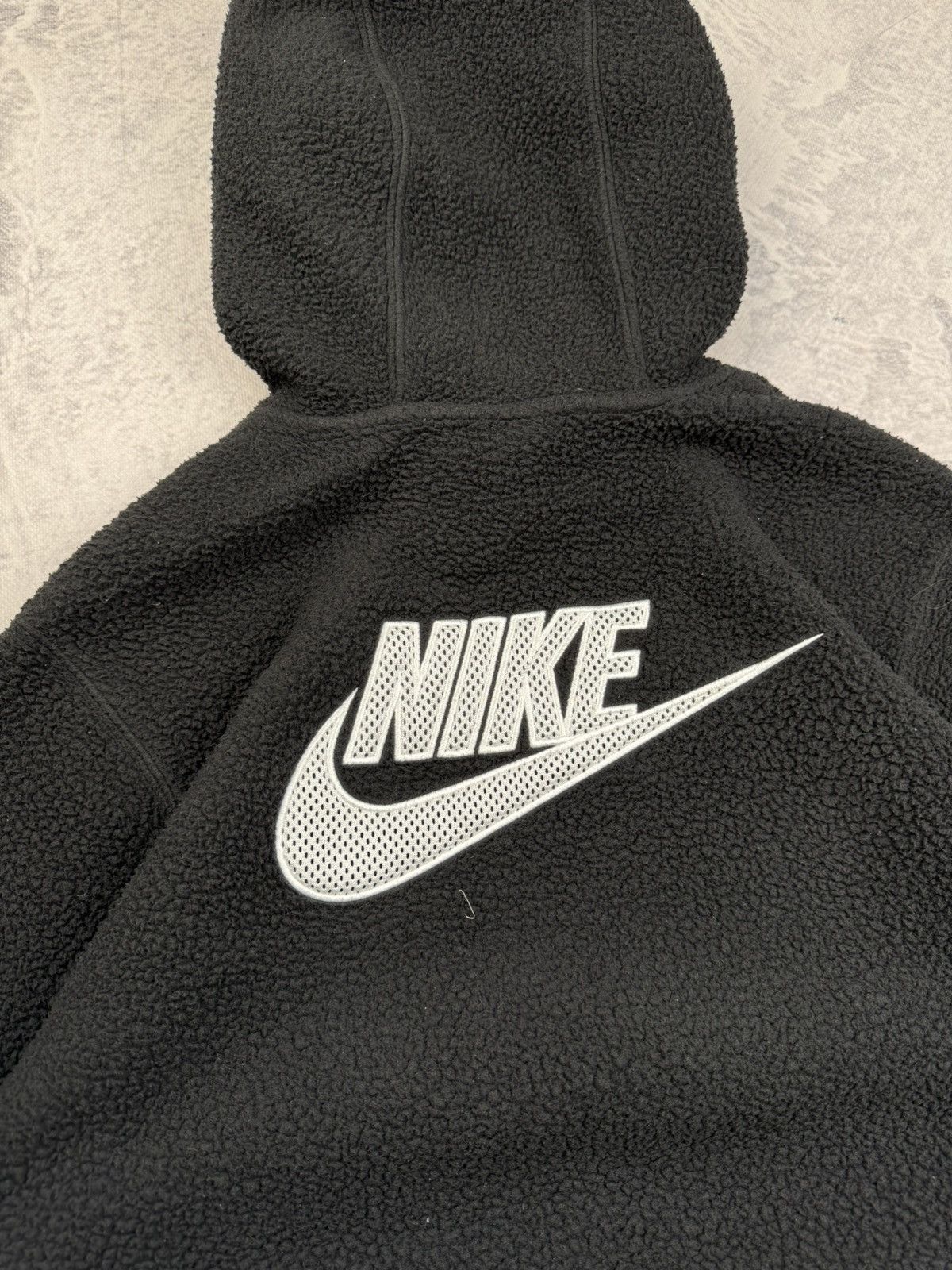 Nike × Vintage NIKE AIR MAX TEDDY VINTAGE CENTER LOGO OVERSIZE BOXY HOODIE Size US M / EU 48-50 / 2 - 11 Thumbnail
