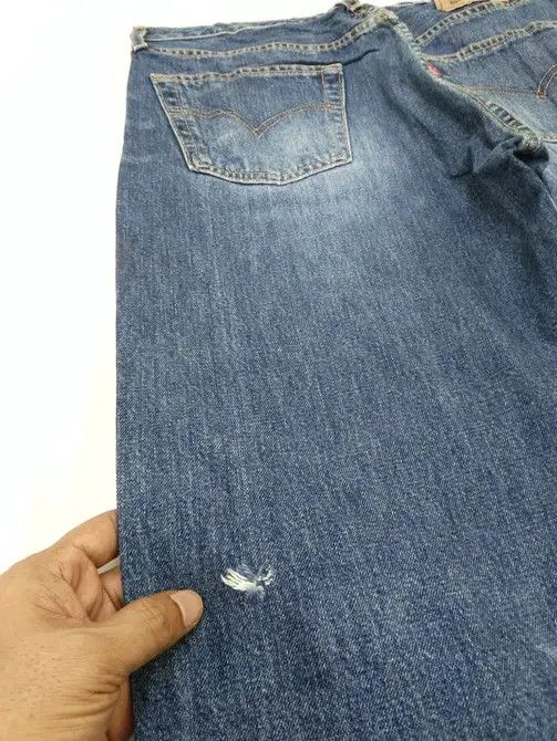 Levi's Vintage Levi's 501 Distressed Jeans 34x34 Size US 34 / EU 50 - 4 Thumbnail