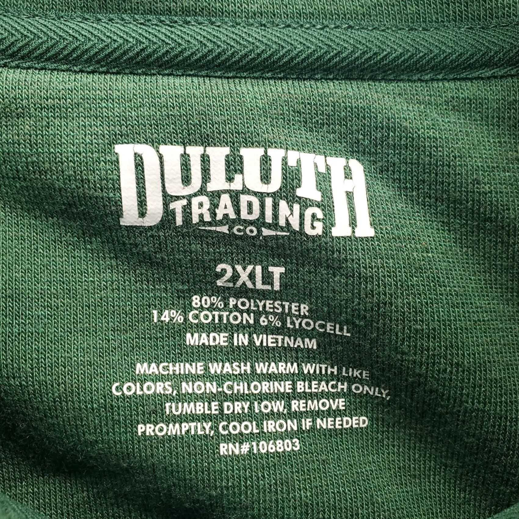 Vintage Duluth Trading Sweatshirt Green Moisture Wicking 1/4 Zip Men 2XLT Size US XXL / EU 58 / 5 - 5 Thumbnail