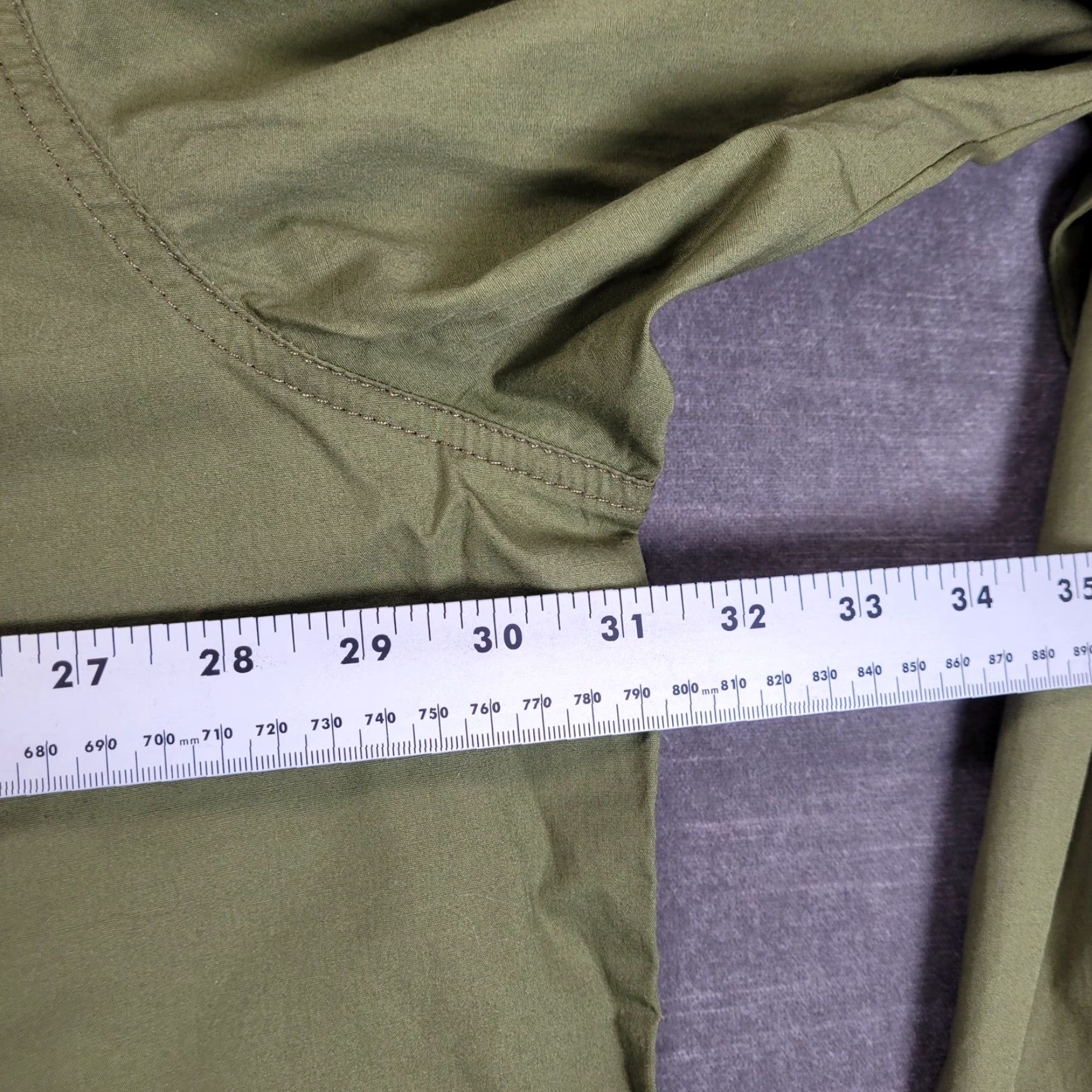 Vintage VINTAGE PARISH COLLECTION Olive Green Camo Long Sleeve Button-Up Shirt 5XL Mens Size US XXL / EU 58 / 5 - 4 Thumbnail