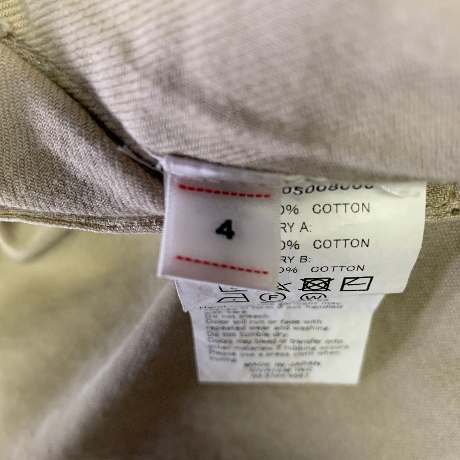 Visvim VISVIM Khaki Distressed Cotton Button Fly Casual Pants Size US 37 - 11 Thumbnail