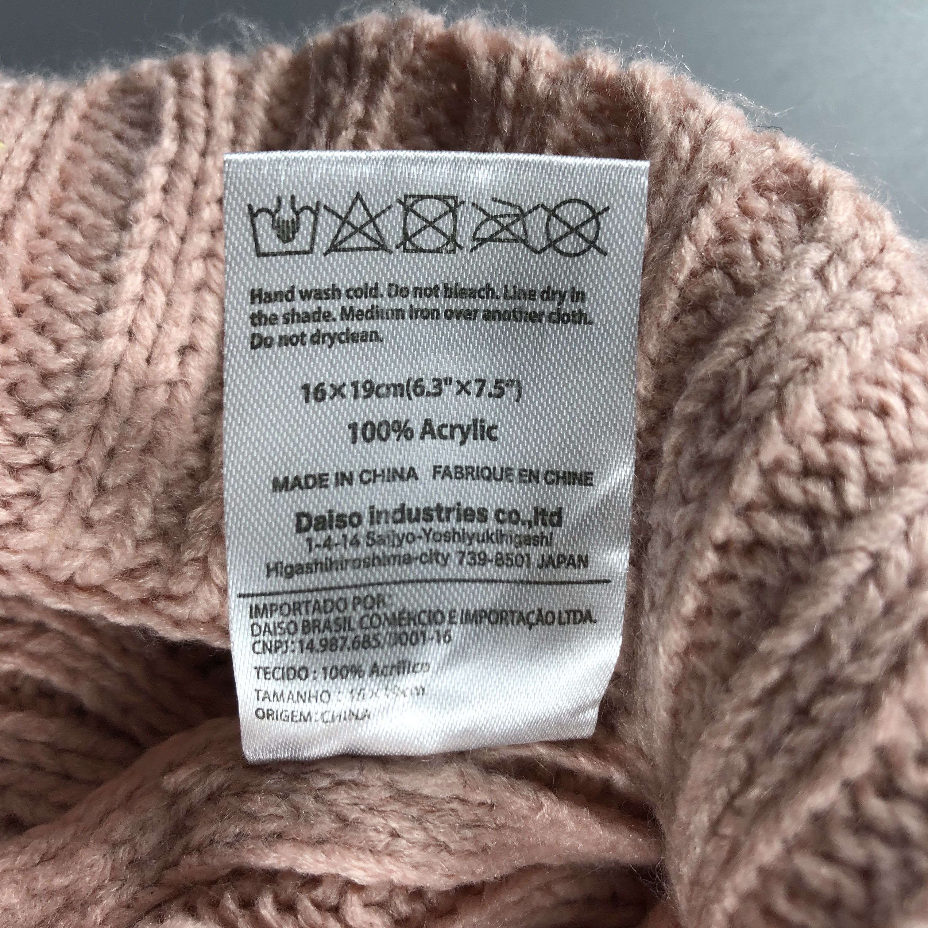 Vintage Womens Daiso Knit Beanie Snow Hat Snow Cap -D796 Size ONE SIZE - 6 Thumbnail