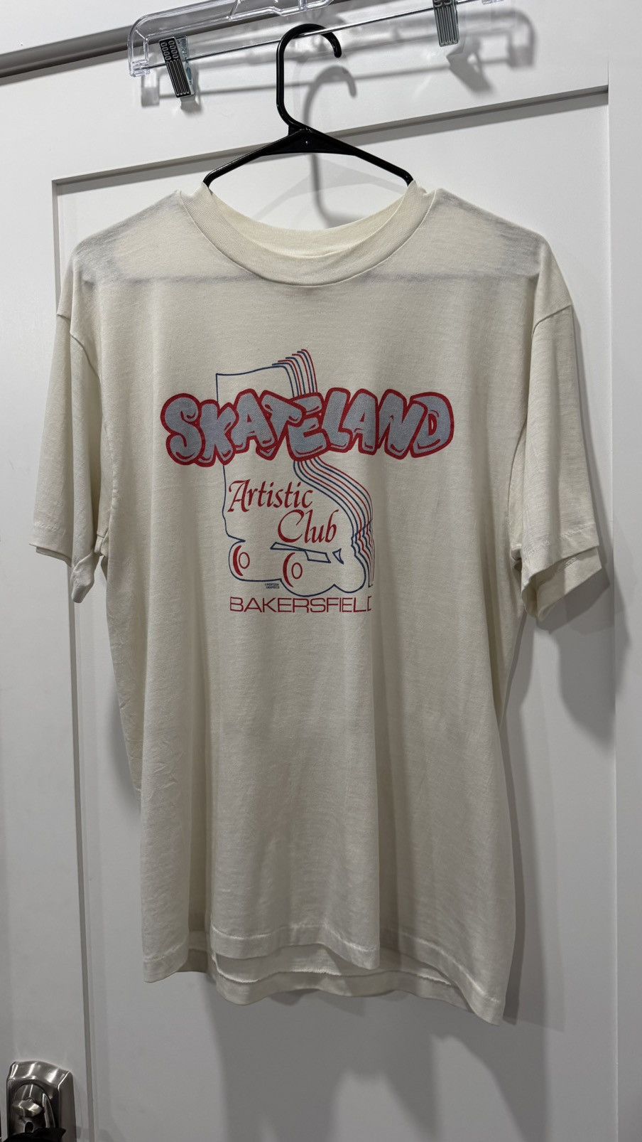 Vintage 80s SINGLE STITCHED SKATELAND TEE Size US L / EU 52-54 / 3 - 3 Thumbnail