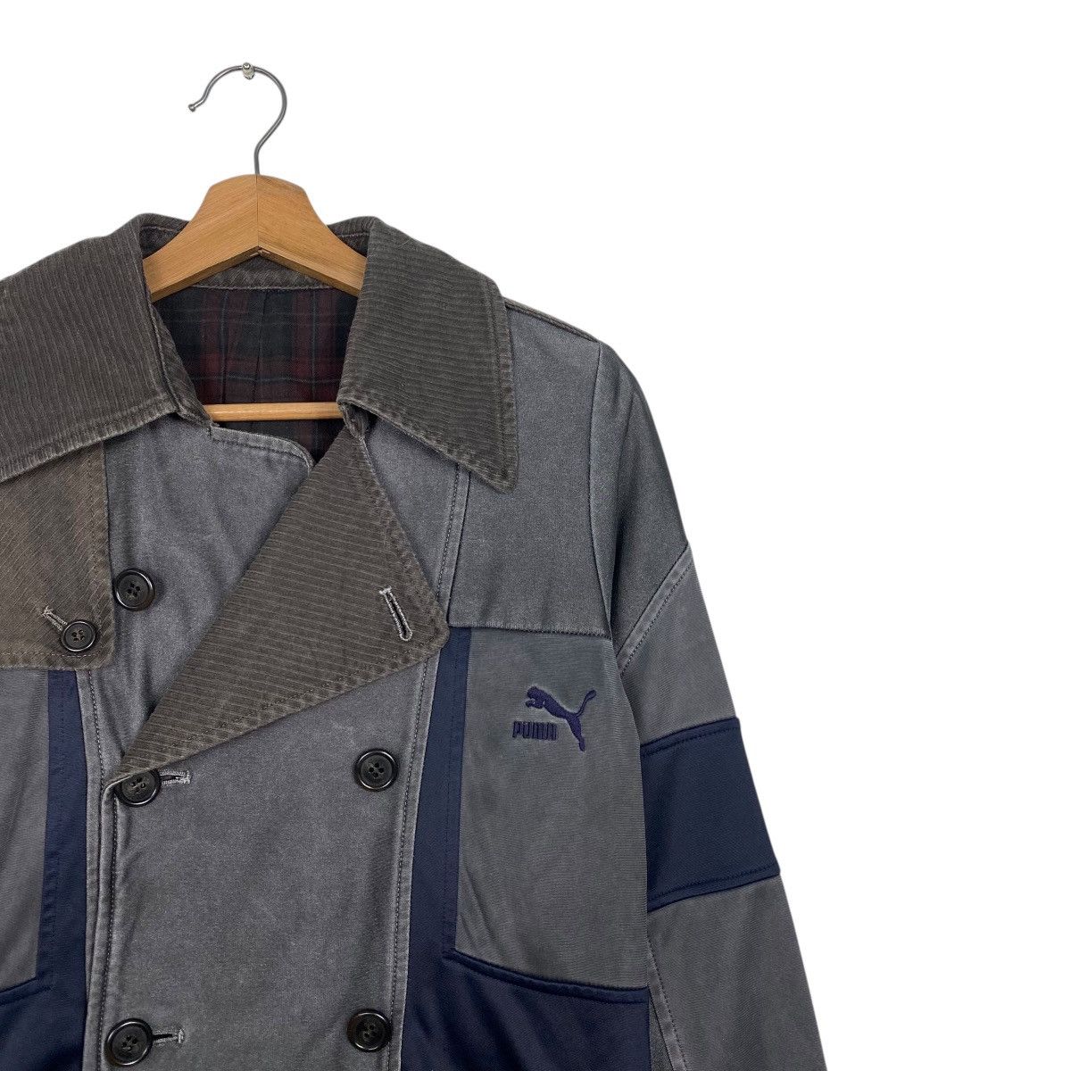 Japanese Brand × Puma Puma double breasted jacket coat Size US S / EU 44-46 / 1 - 5 Thumbnail