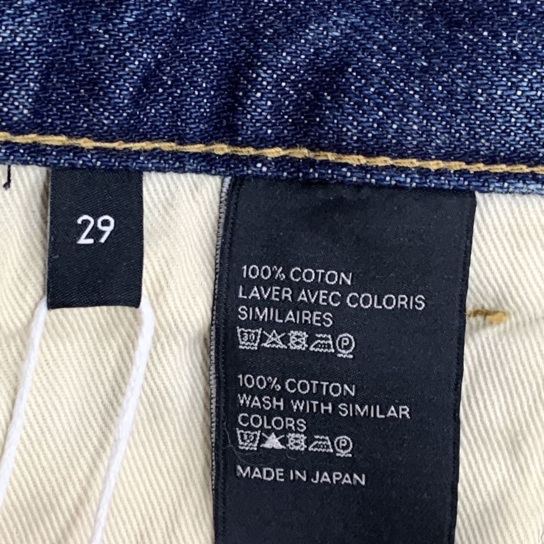 Celine Celine Navy Blue Washed Cotton Denim Casual Pants K26WX Size 29" - 6 Thumbnail