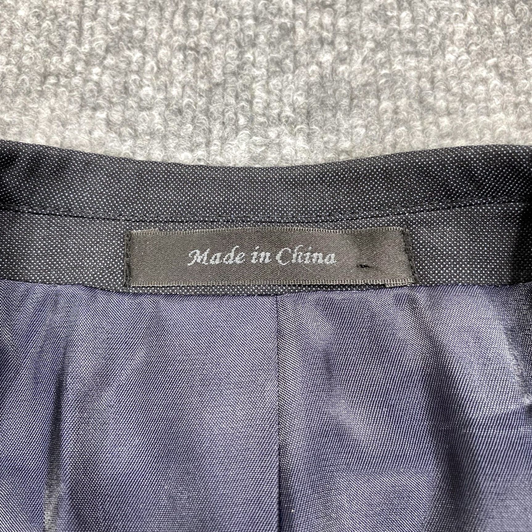 Calvin Klein Calvin Klein Suit Jacket Mens 40S Gray Wool Extreme Slim Fit Two-Button Jacket/Coat (Two-Button, Notch Lapel) Womens? Size 40R - 3 Thumbnail