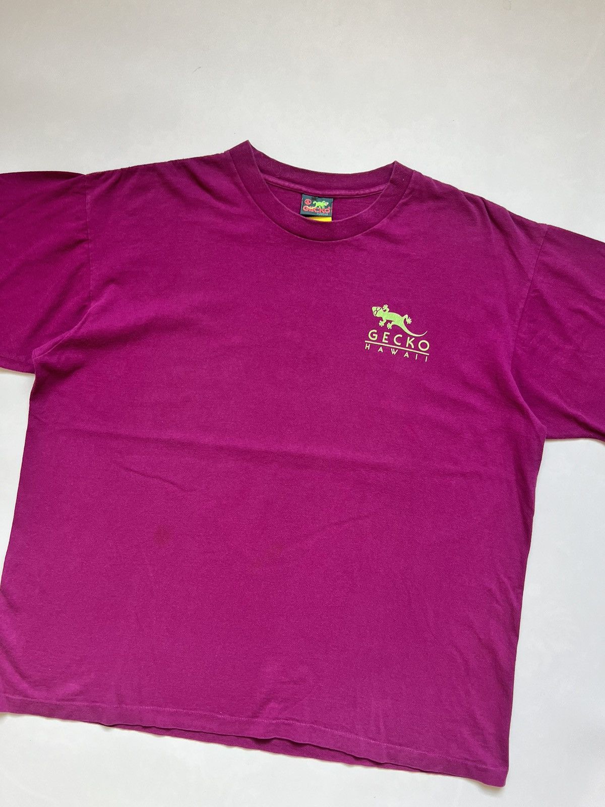 Vintage Vintage 90's Gecko Hawaii Mambo Billabong Size US XL / EU 56 / 4 - 4 Thumbnail