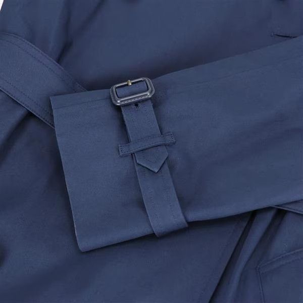 Burberry o1w1db10426 Trench Coat in Navy Size L / US 10 / IT 46 - 4 Thumbnail