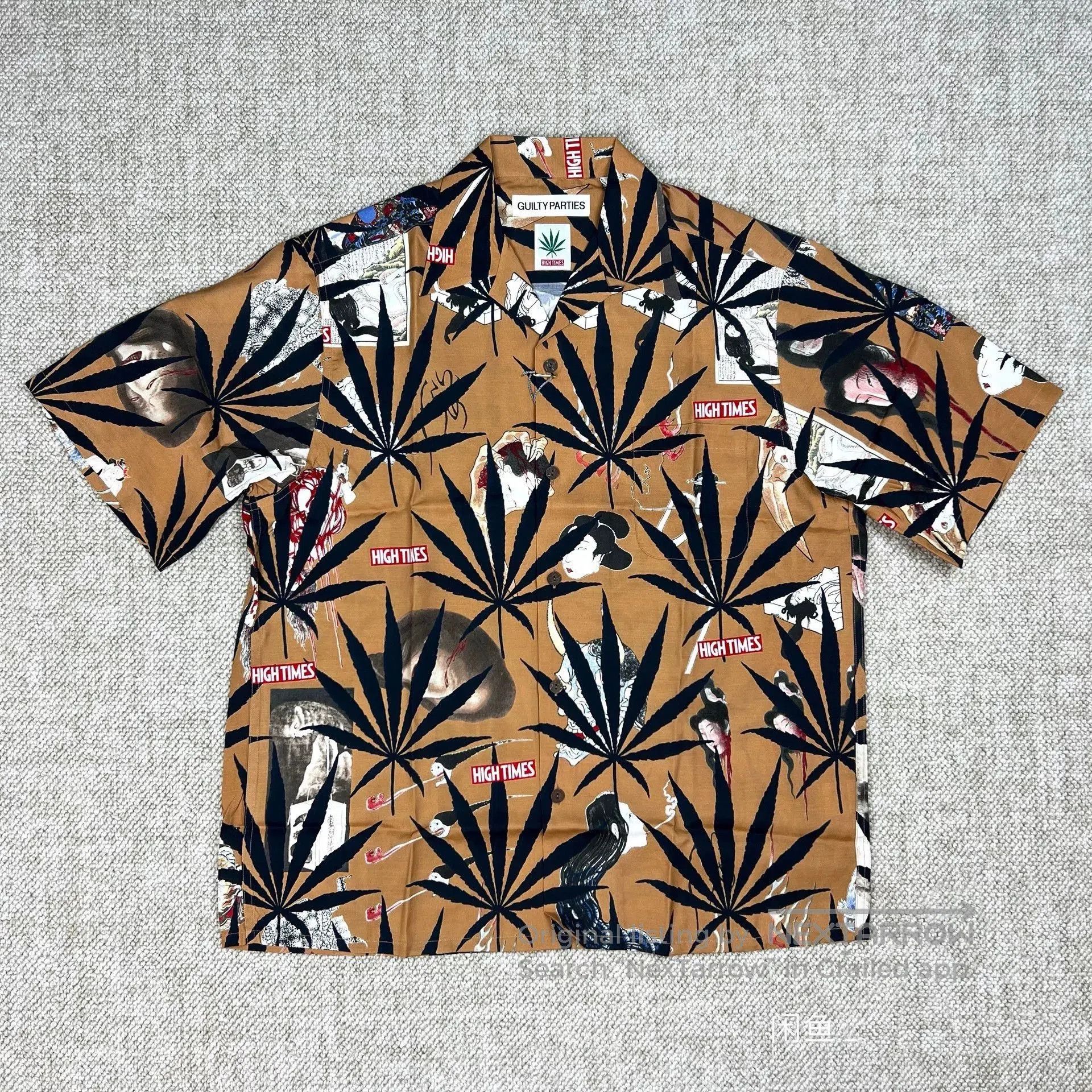 Wacko Maria WACKO MARIA x HIGH TIMES Hawaiian Shirt. Size US L / EU 52-54 / 3 - 5 Thumbnail