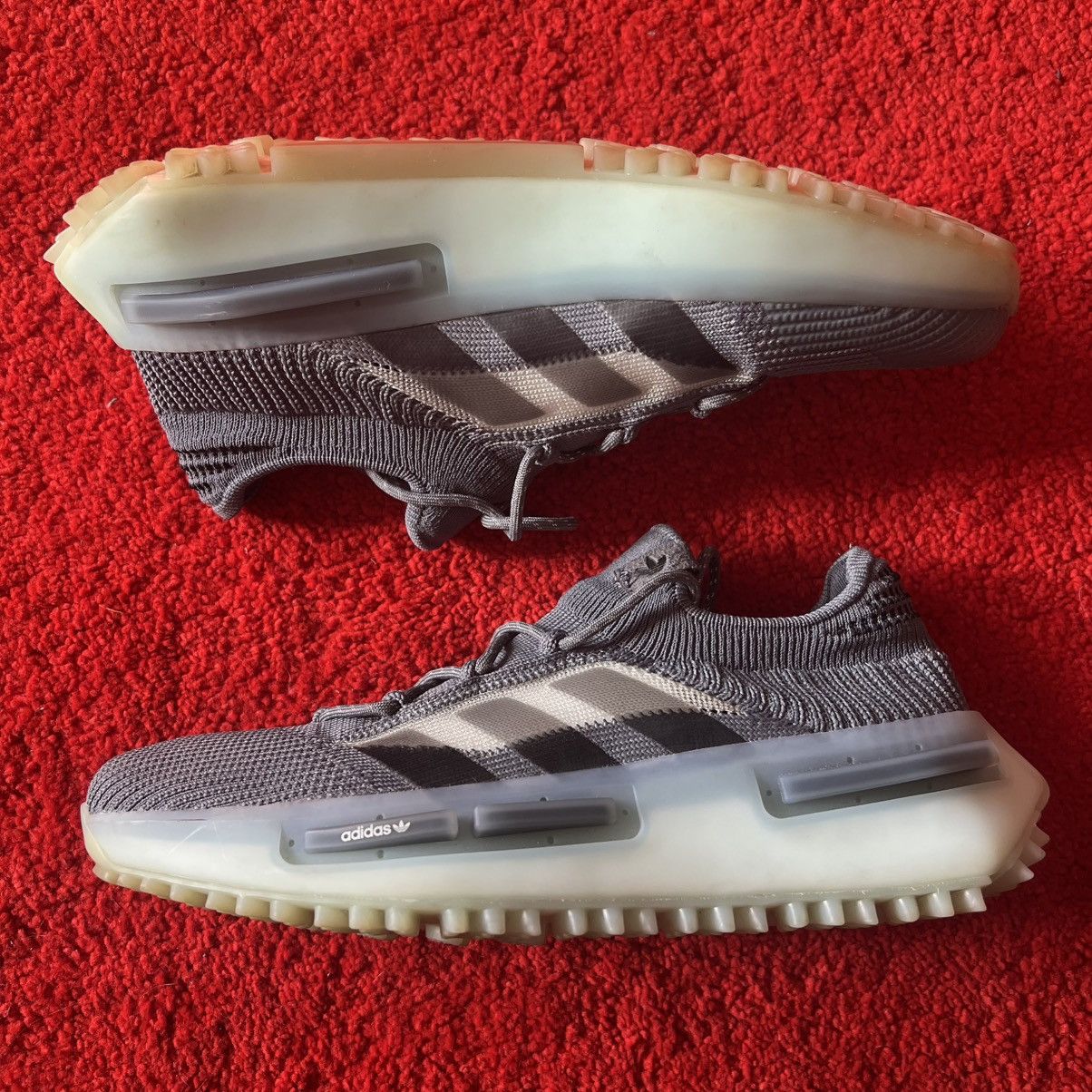Adidas NMD S1 Grey Green Glow Size US 10.5 / EU 43-44 - 2 Thumbnail