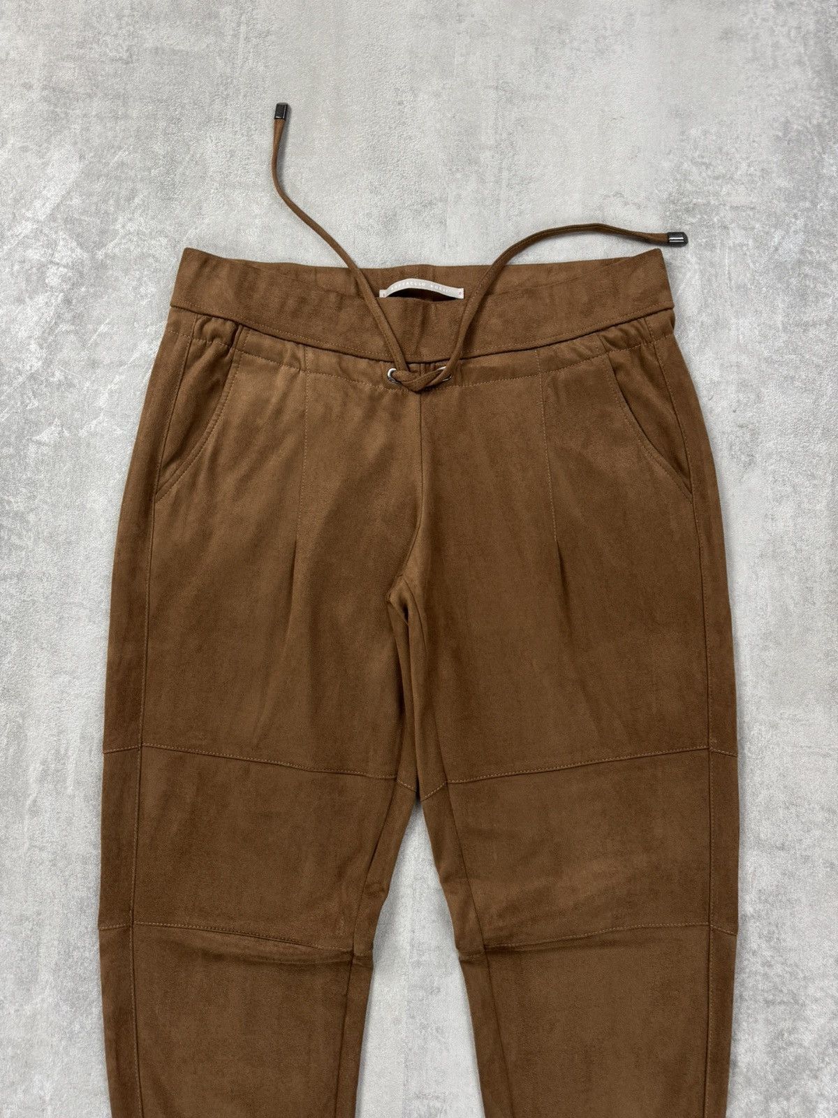 Designer RAFFAELLO ROSSI Candice brown Jogging Pants Womens Size 40 Size 27" / US 4 / IT 40 - 3 Thumbnail