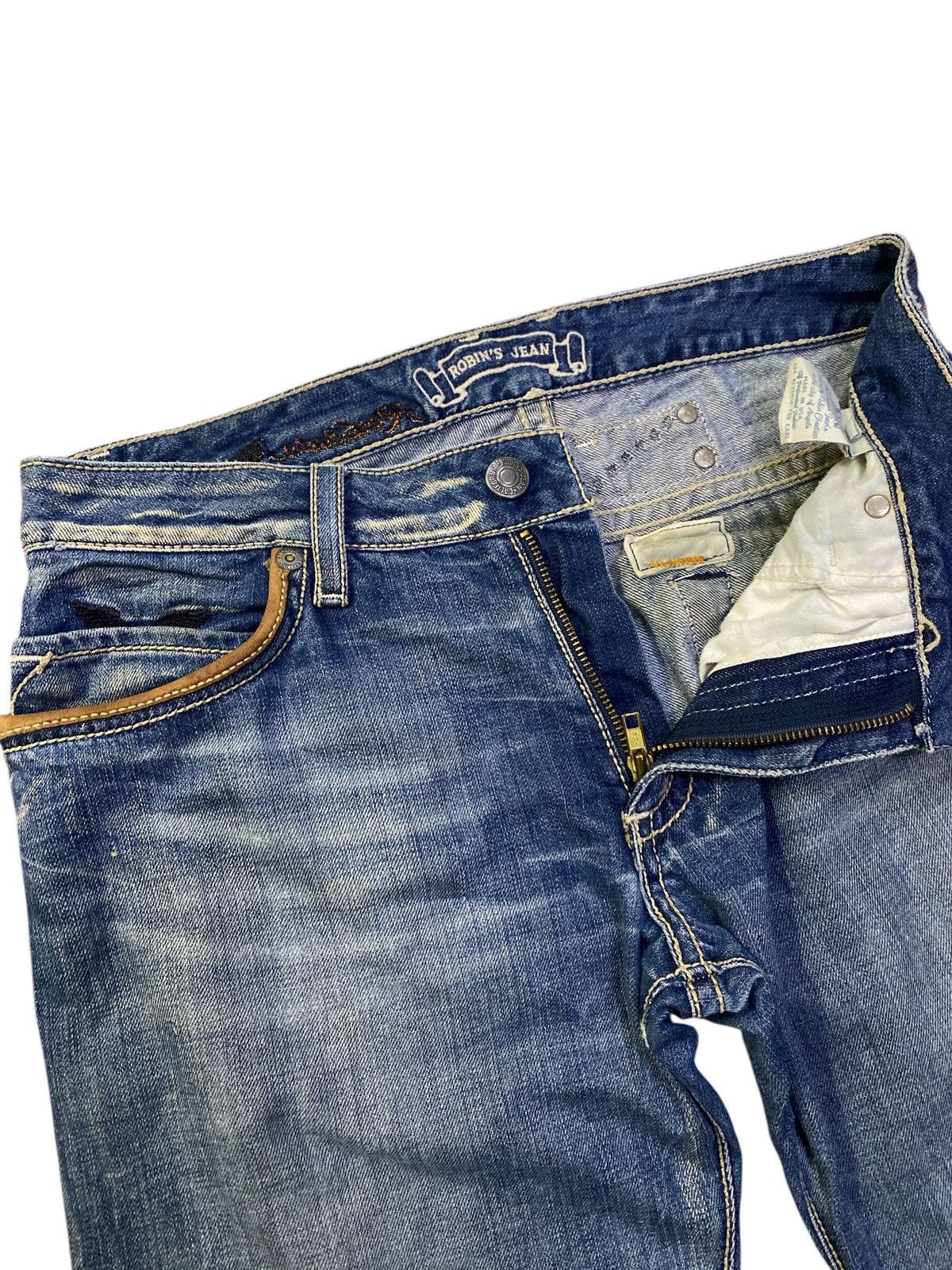 Robins Jeans Rare Vintage Robin’s Jean Made in USA Denim Size US 32 / EU 48 - 12 Thumbnail