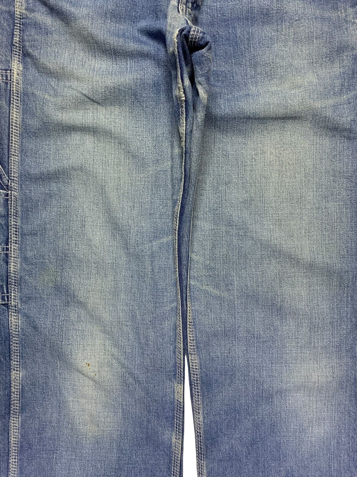 Japanese Brand Vintage Japanese Brand Blue Wash Carpenter Baggy Jeans Size US 26 / EU 42 - 6 Thumbnail