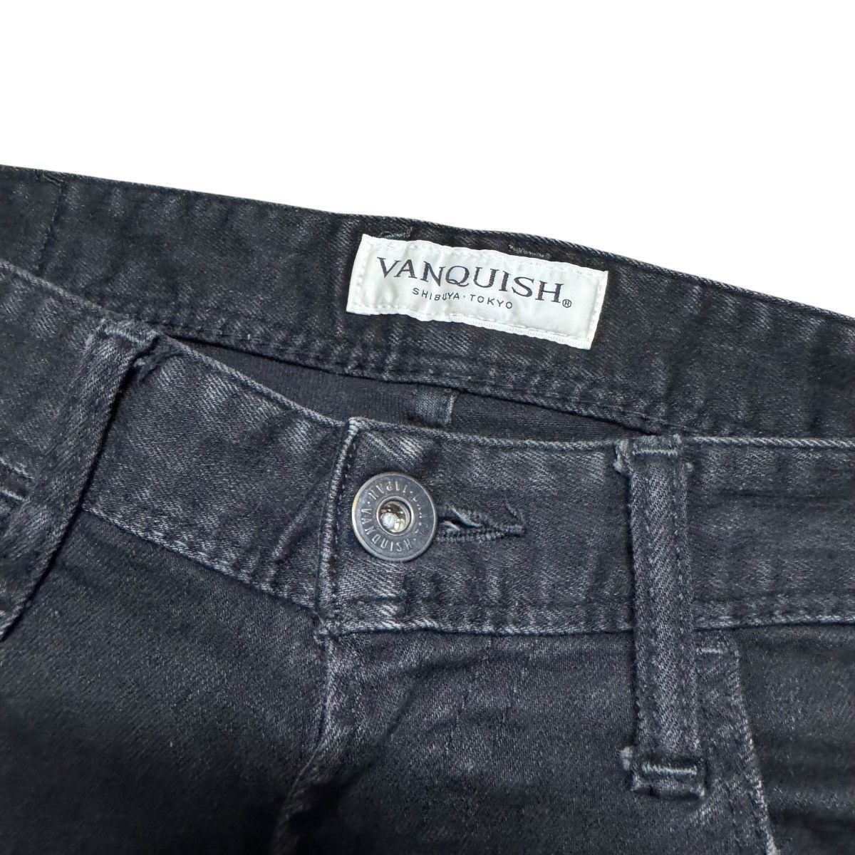 Vanquish Vanquish Black Denim Skinny Jeans Grunge Size US 30 / EU 46 - 6 Thumbnail
