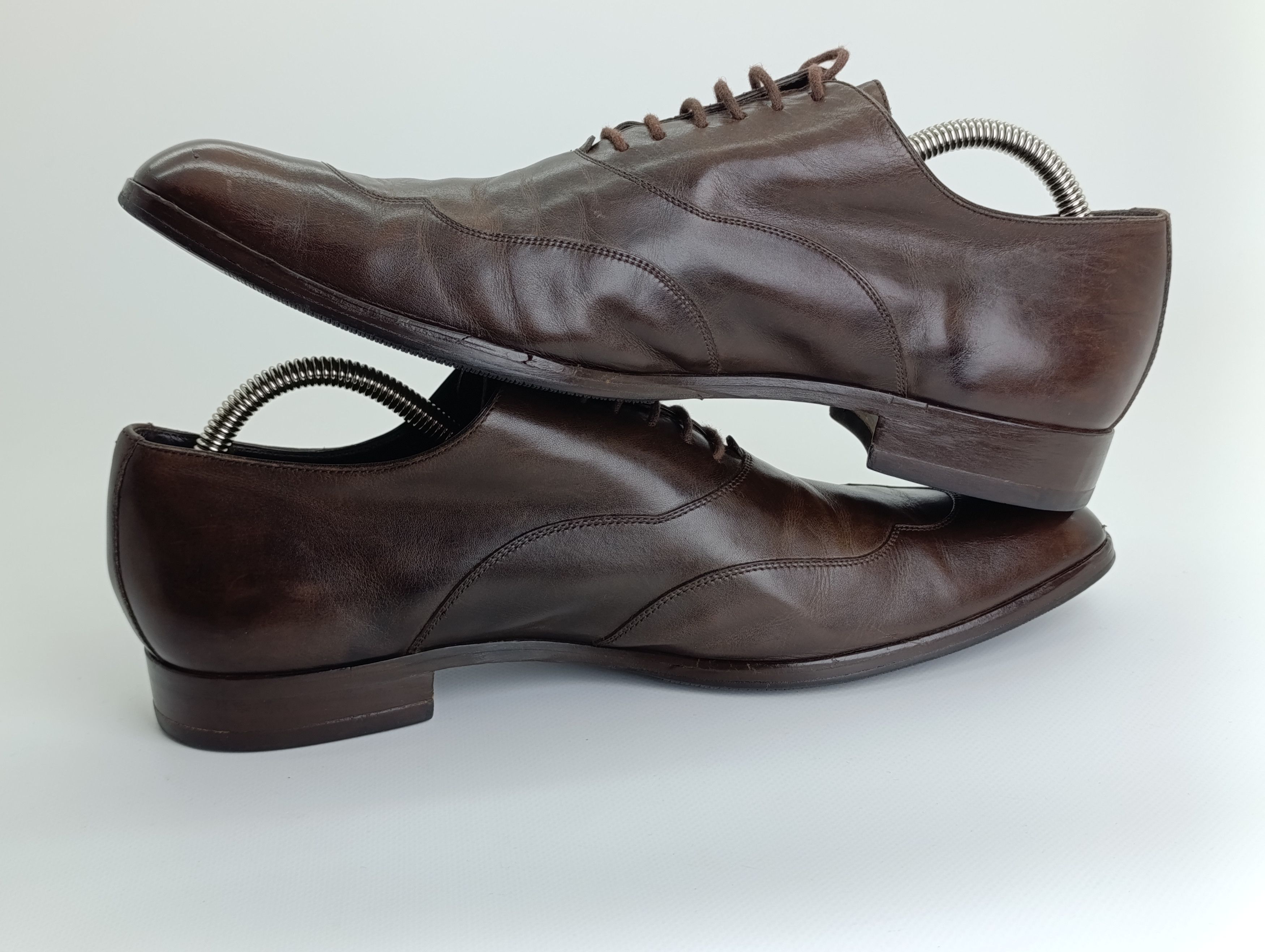 Z Zegna ZEGNA Z LUX LACE UP LEATHER DRESS SHOES Size US 9 / EU 42 - 7 Thumbnail