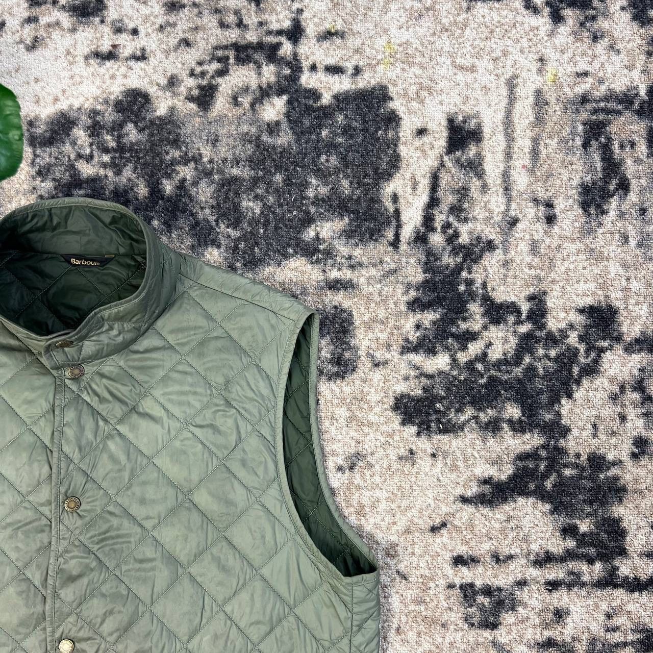 Barbour Barbour Mini Logo Vintage Y2K Quilted Button Up Vest Size US XXL / EU 58 / 5 - 2 Thumbnail