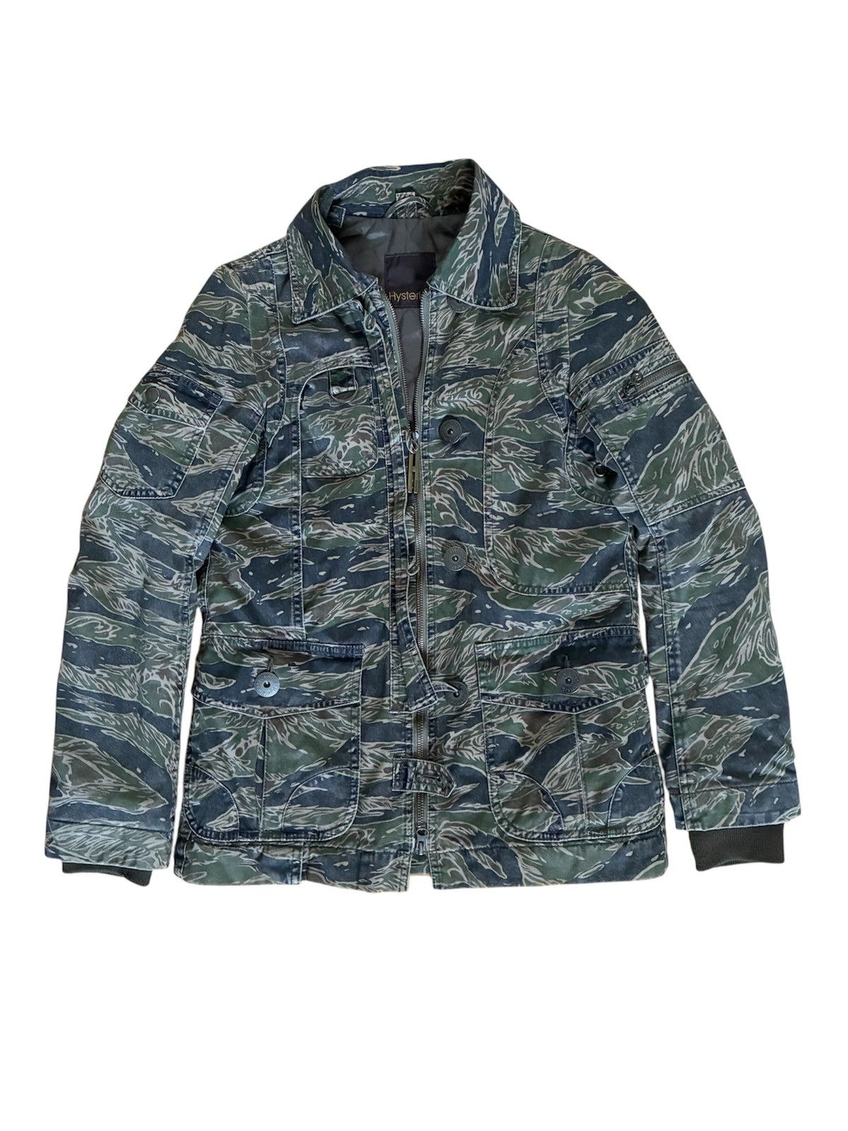 Hysteric Glamour Hysteric Glamour ‘Hysterics’ Tiger Camo Jacket Size XS / US 0-2 / IT 36-38 - 1 Thumbnail