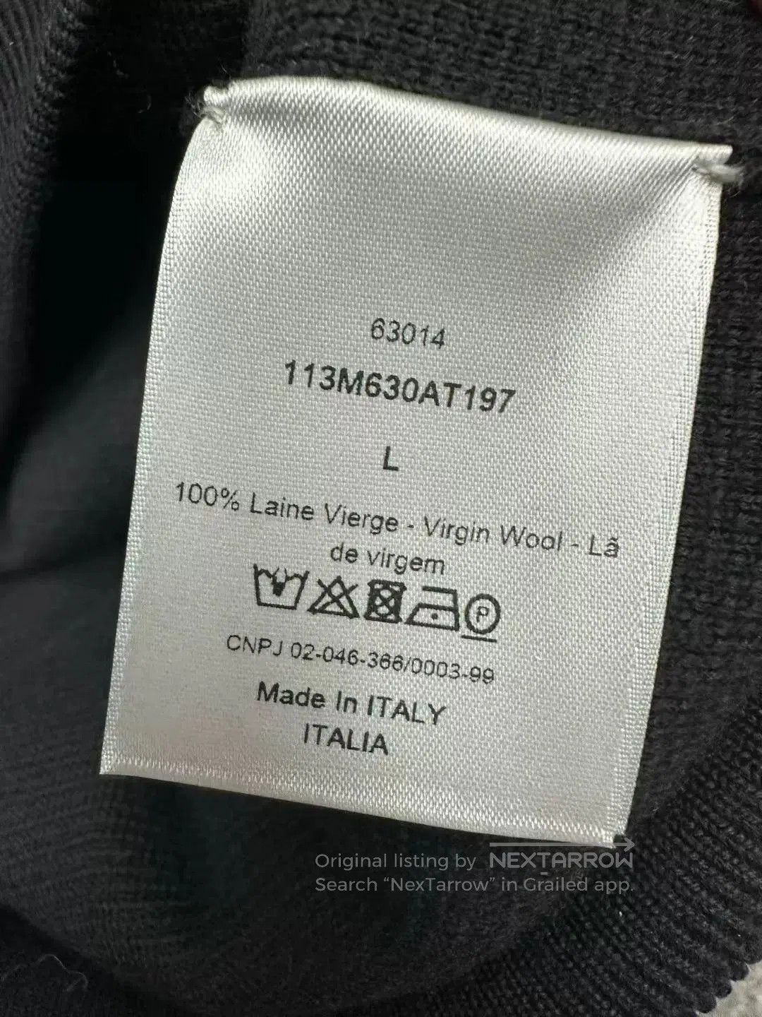 Dior dior printed wool sweatshirt in black. Size US L / EU 52-54 / 3 - 4 Thumbnail