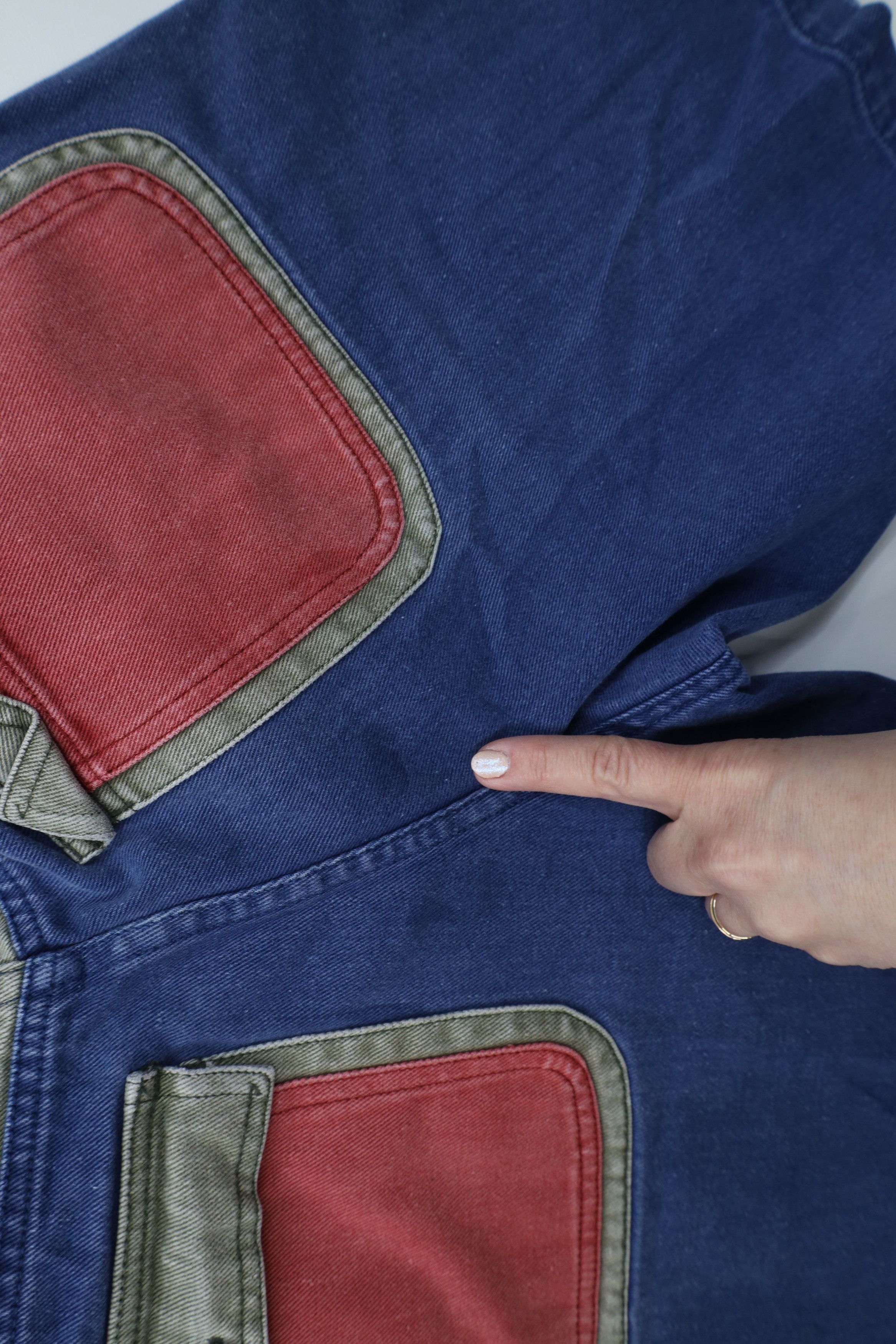 Vintage Vintage 90s Streetwear Block Above Knee Denim Jean Shorts Size US 30 / EU 46 - 14 Thumbnail