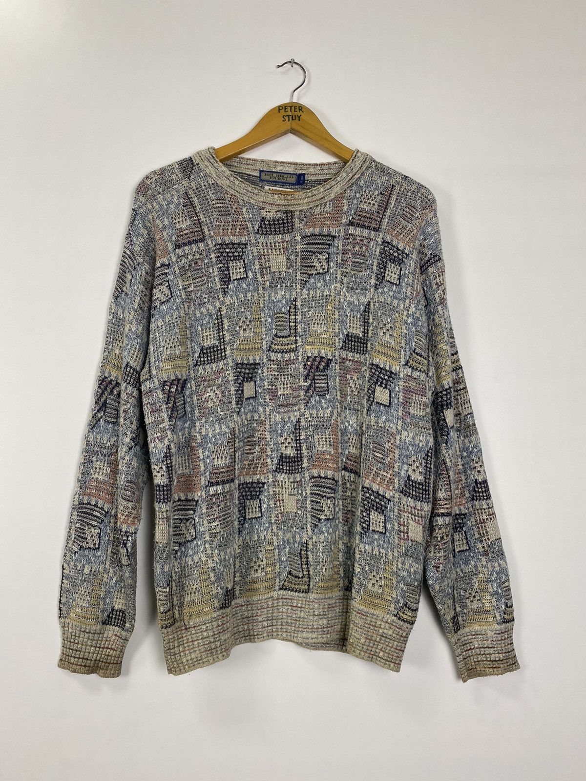Japanese Brand Vintage Bel Bello Farsi Knit Sweater Size L / US 10 / IT 46 - 1 Thumbnail