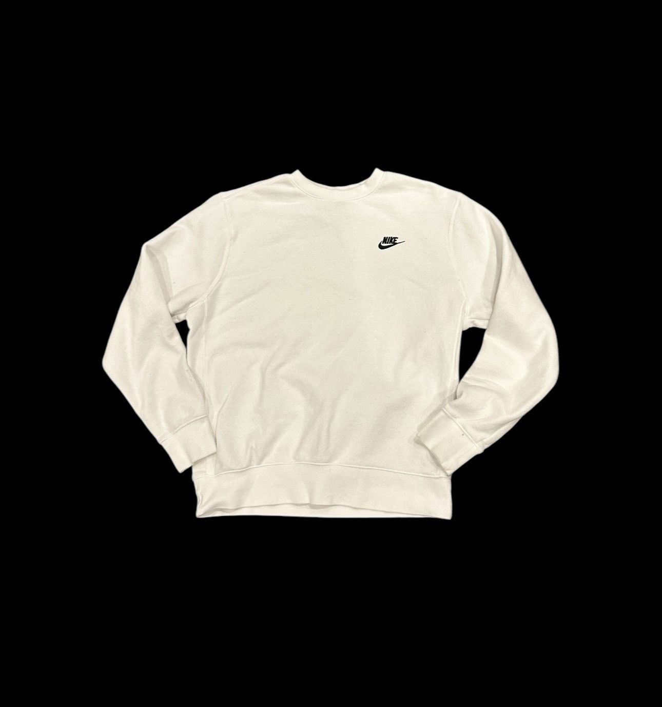 Nike White Nike Sweatshirt Size US M / EU 48-50 / 2 - 2 Thumbnail