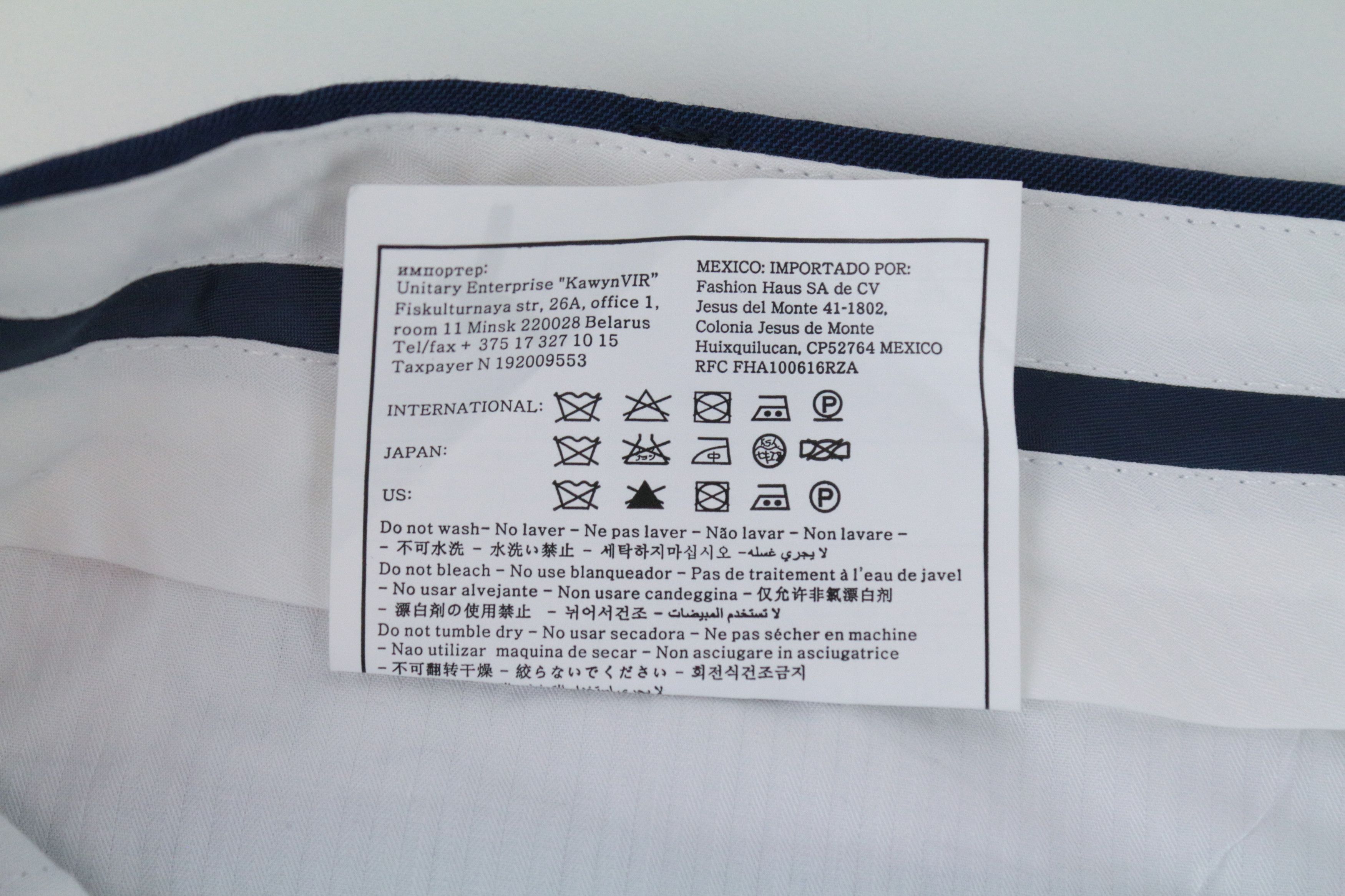 Suitsupply BRESCIA UK38S Blue Wool Flat-Front Trousers 67609 Size US 38 / EU 54 - 5 Thumbnail