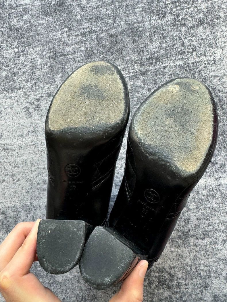 Chanel Chanel Black Quilted High Heel Shoes -2505 Size US 7.5 / EU 40-41 - 6 Thumbnail