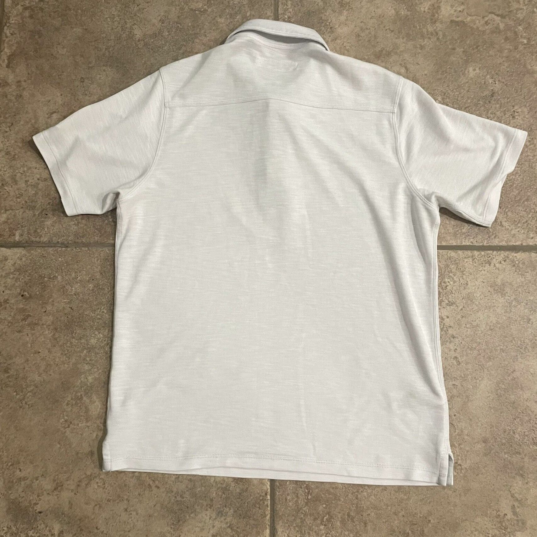 Tommy Bahama Tommy Bahama Men’s Short Sleeve Half Button-Up Shirt Small White Size US S / EU 44-46 / 1 - 5 Thumbnail
