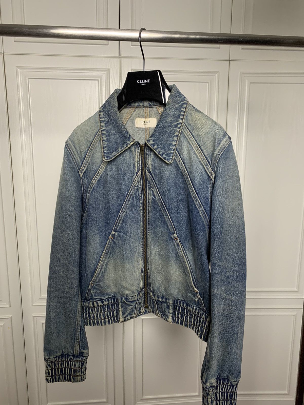 Celine Celine 2020SS Union Wash Denim jacket Size US S / EU 44-46 / 1 - 1 Thumbnail