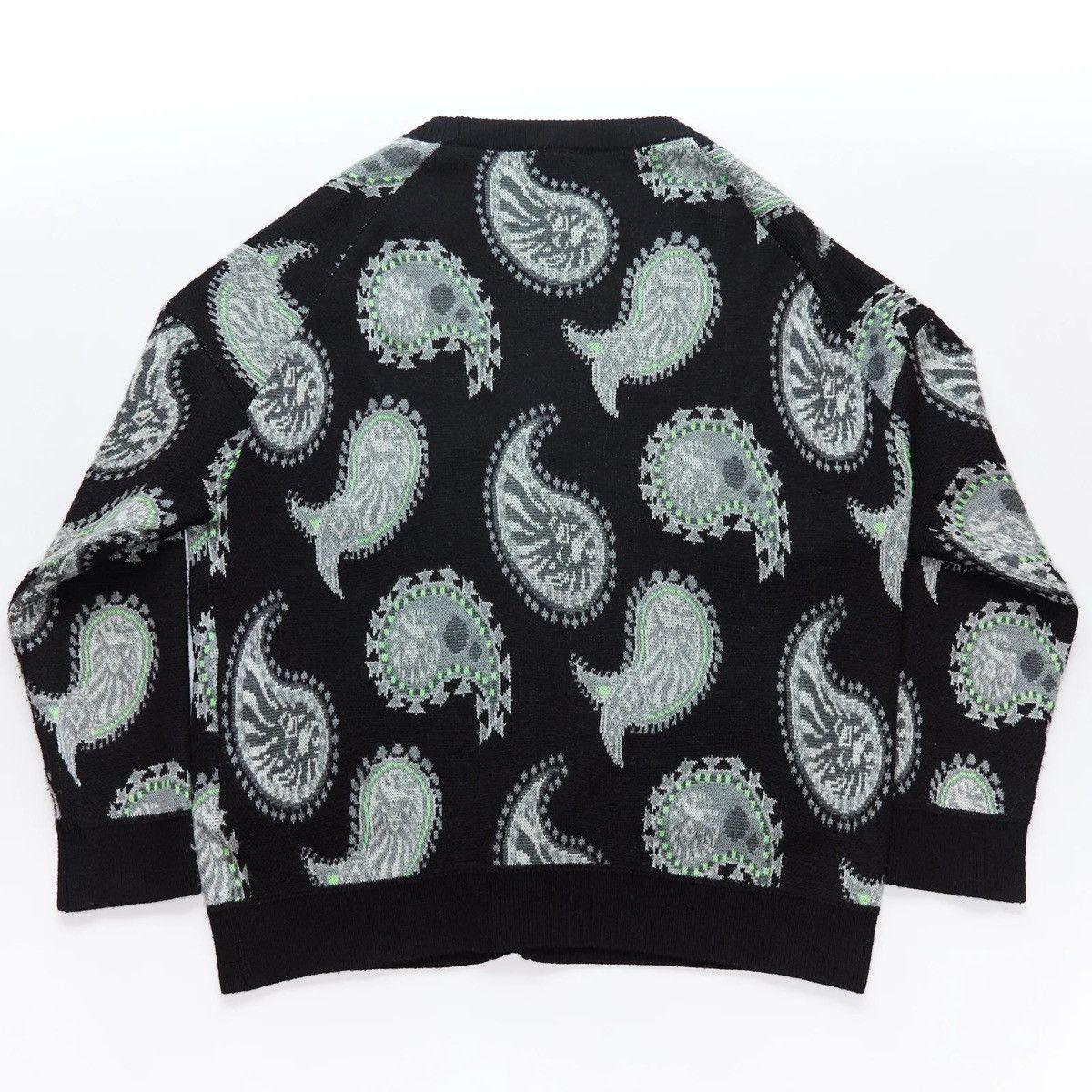 Bape BAPE BLACK PAISLEY PATTERN CARDIGAN Size US L / EU 52-54 / 3 - 2 Thumbnail