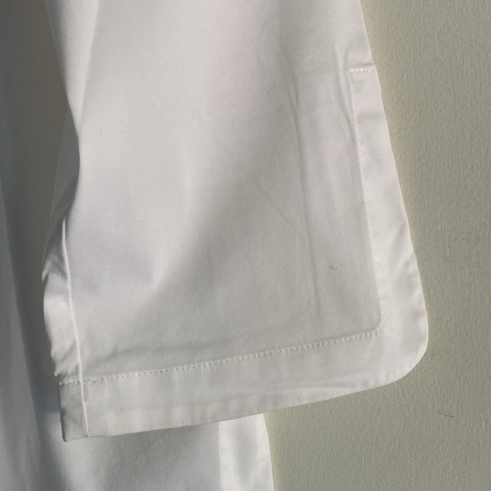 Eileen Fisher J. Jill XL Petite White Cotton Tunic Shirt XLP Size XL / US 12-14 / IT 48-50 - 12 Thumbnail