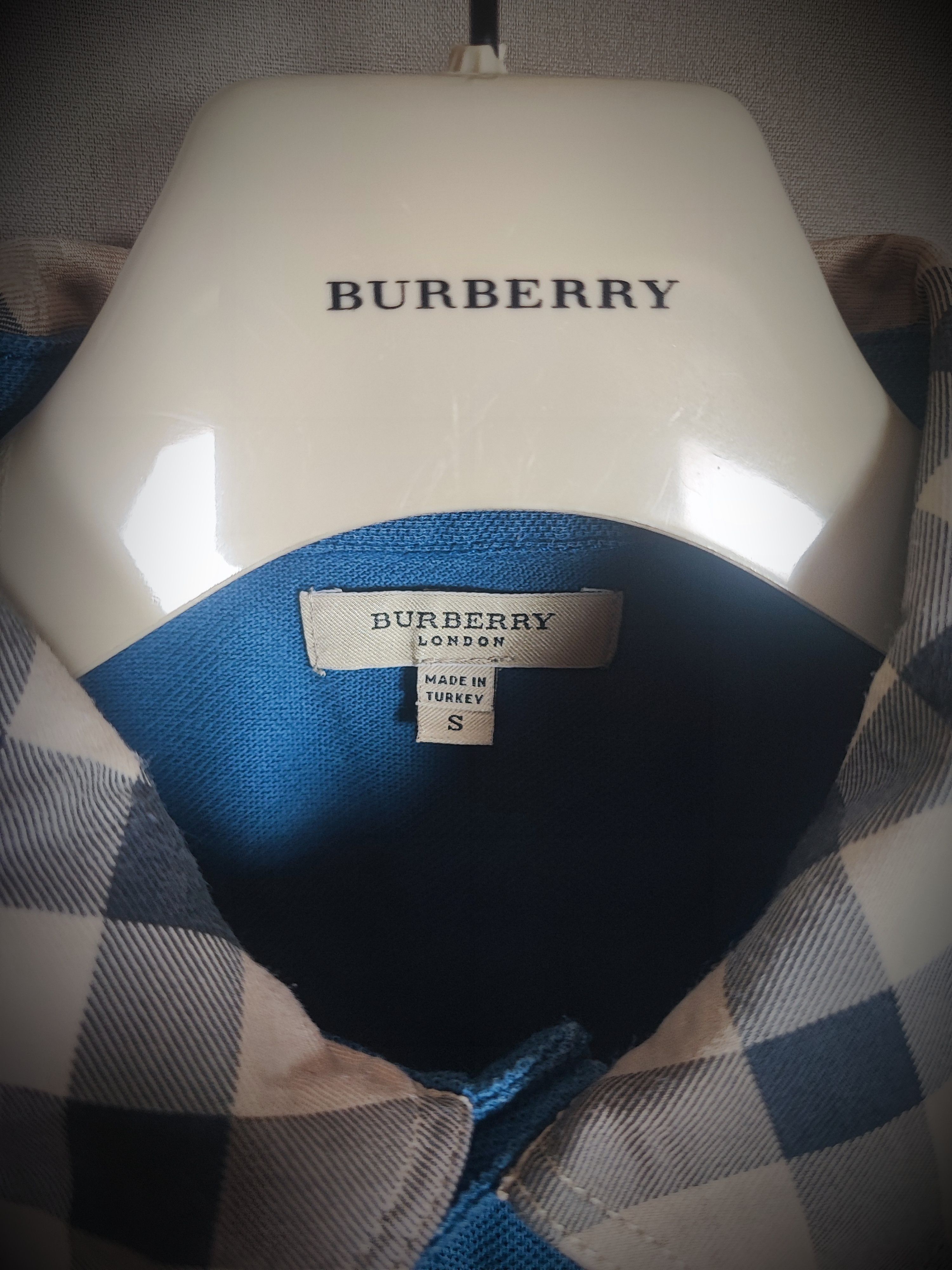 Burberry 🔥 Burberry Polo S Blue very rare🔥 Size US S / EU 44-46 / 1 - 5 Thumbnail