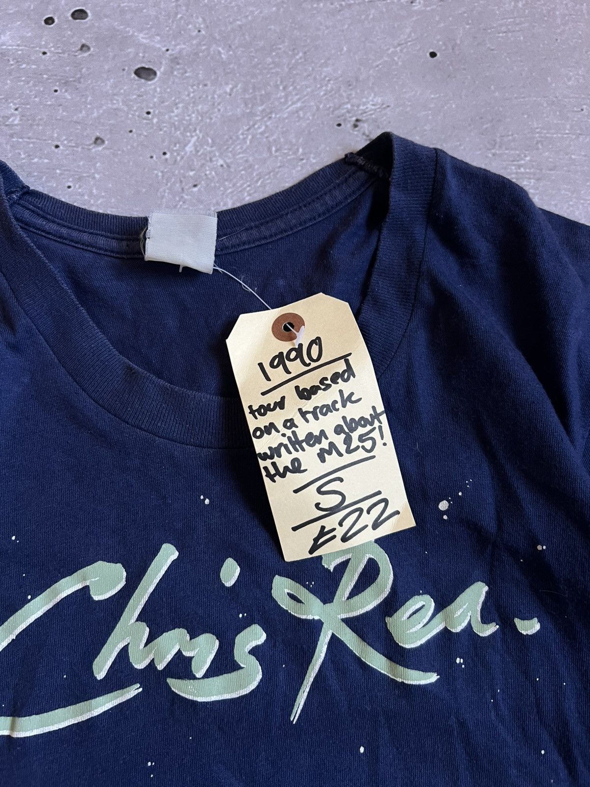 Other Vintage 1990 Chris Rea Concert T-Shirt Road To Hell Size S Size US S / EU 44-46 / 1 - 6 Thumbnail
