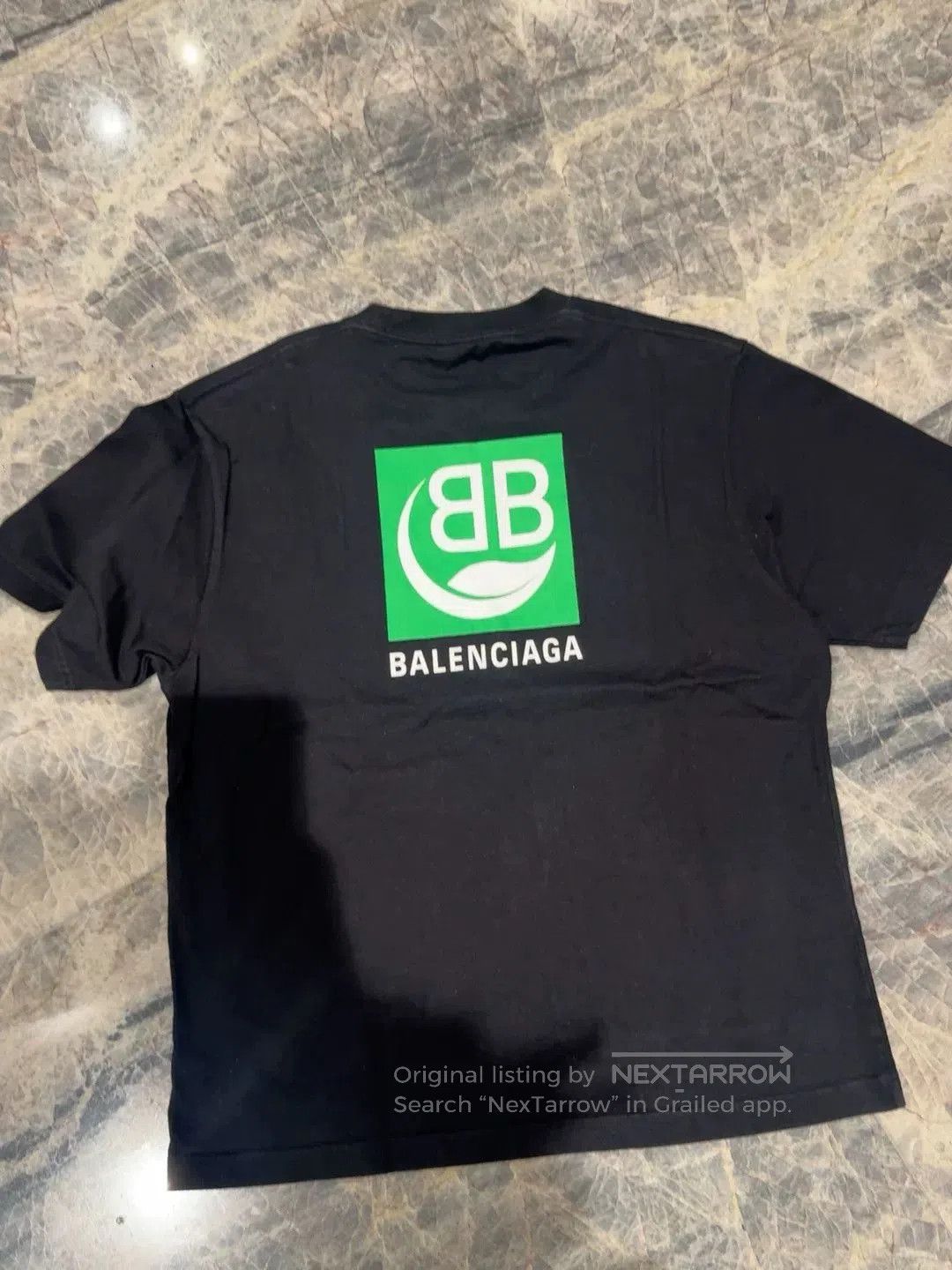 Balenciaga balenciaga black green short sleeve t. Size US M / EU 48-50 / 2 - 2 Thumbnail
