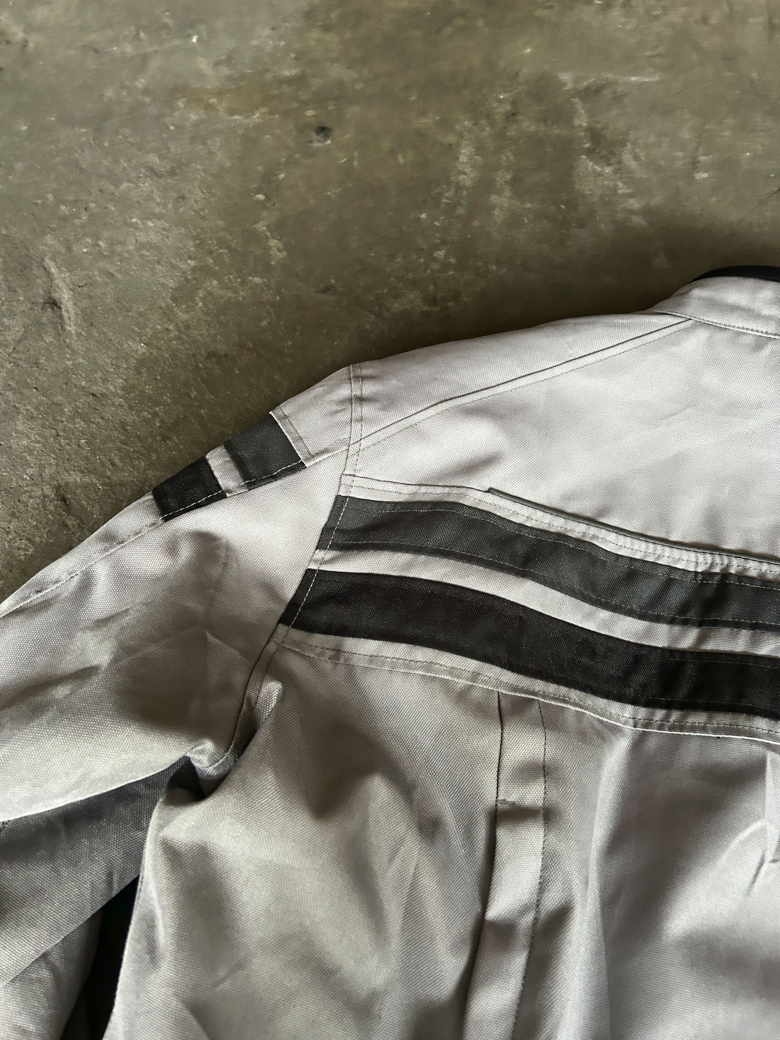 Vintage IXS Silver Grey Motorcycle Racing Jacket Biker Moto Style Size US XL / EU 56 / 4 - 14 Thumbnail