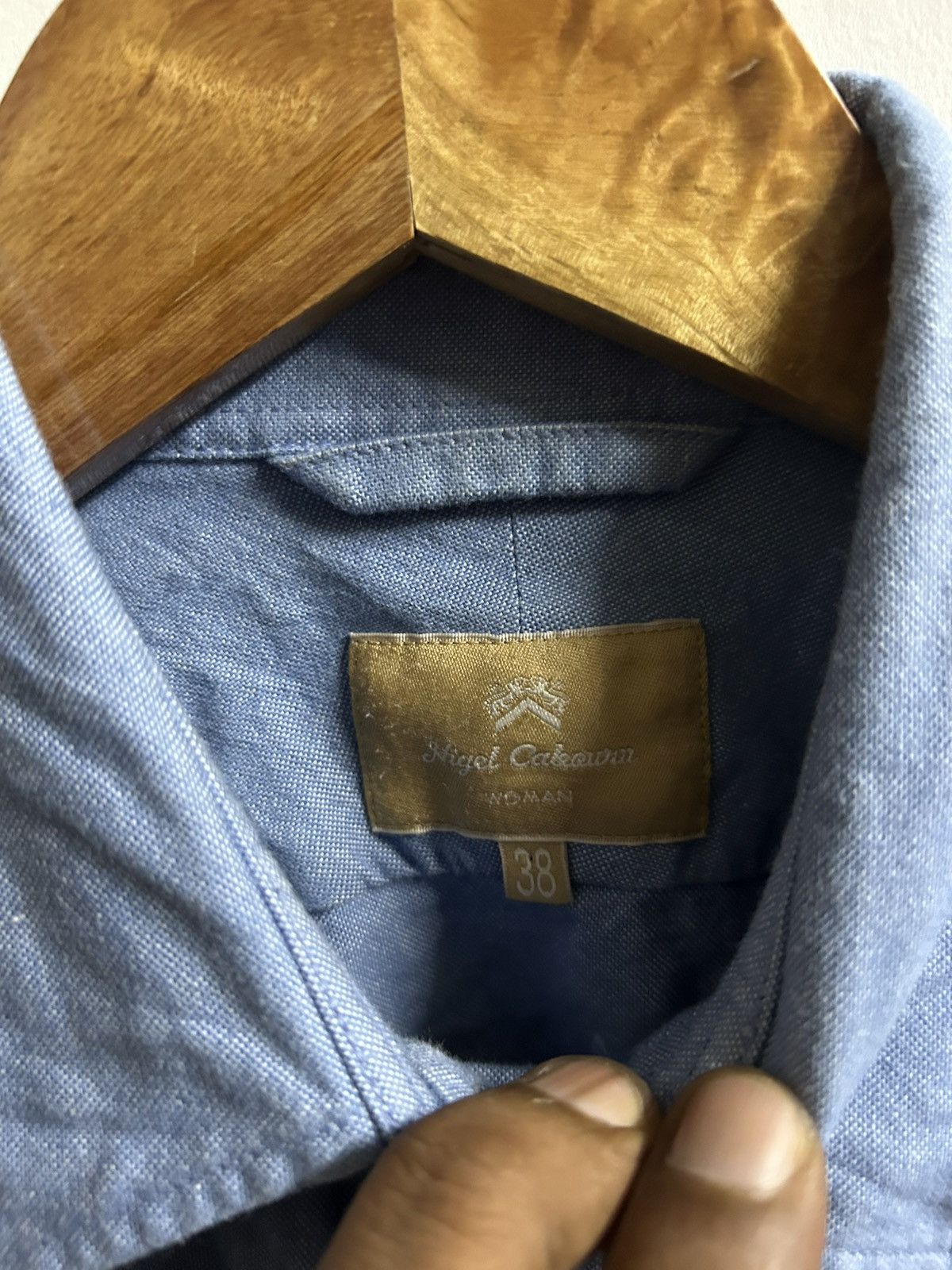 Nigel Cabourn Premium Cotton Button Down Shirt Size M / US 6-8 / IT 42-44 - 8 Thumbnail