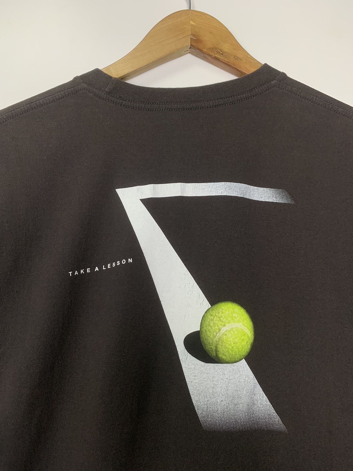 Nike × Vintage Vintage 90s Nike Court T-shirt Size US M / EU 48-50 / 2 - 1 Thumbnail