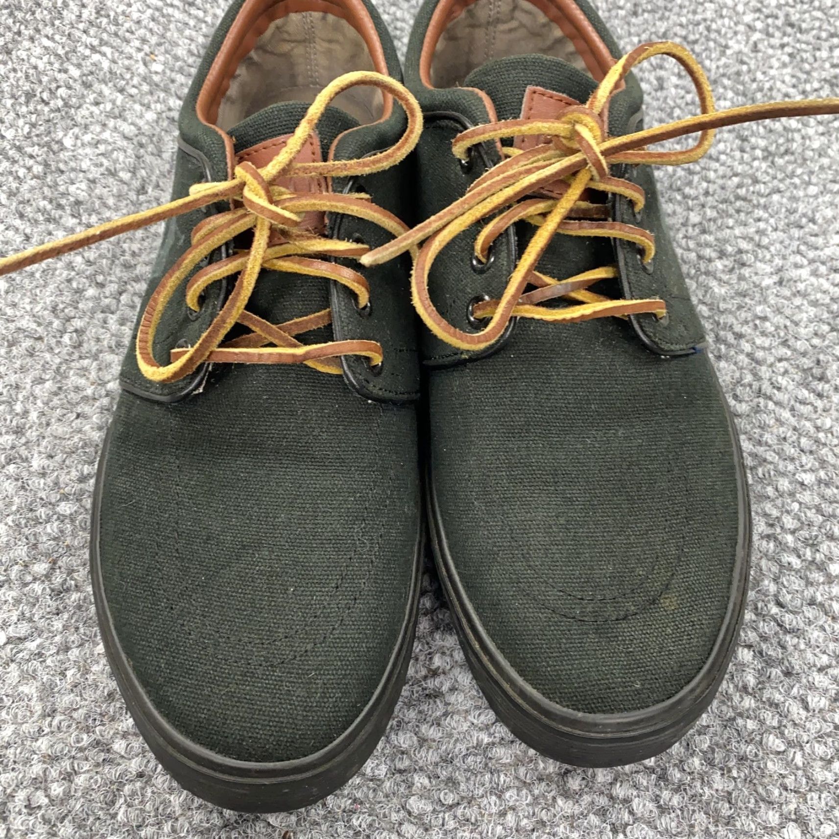Polo Ralph Lauren Polo Ralph Lauren Faxon Low Shoes Mens 8D Black Canvas Leather Trim Lace Up Polo Ralph Lauren Faxon Low Black Lace Up Mens 8D Shoes Size US M / EU 48-50 / 2 - 5 Thumbnail