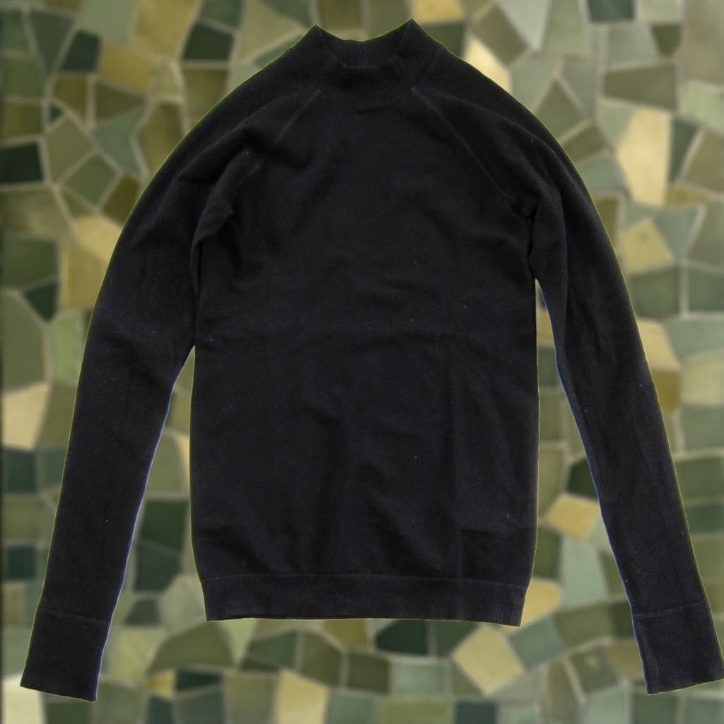 Lululemon Lululemon Black Stretch Ribbed Pullover Mock Neck Shirt Woman XS-S Size XS / US 0-2 / IT 36-38 - 1 Thumbnail