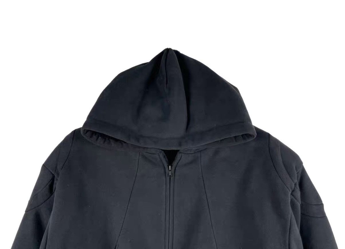 FAR FROM WHAT Far Archive Padded Shoulder Cropped Wide Hooded Jacket J31 Size US S / EU 44-46 / 1 - 3 Thumbnail