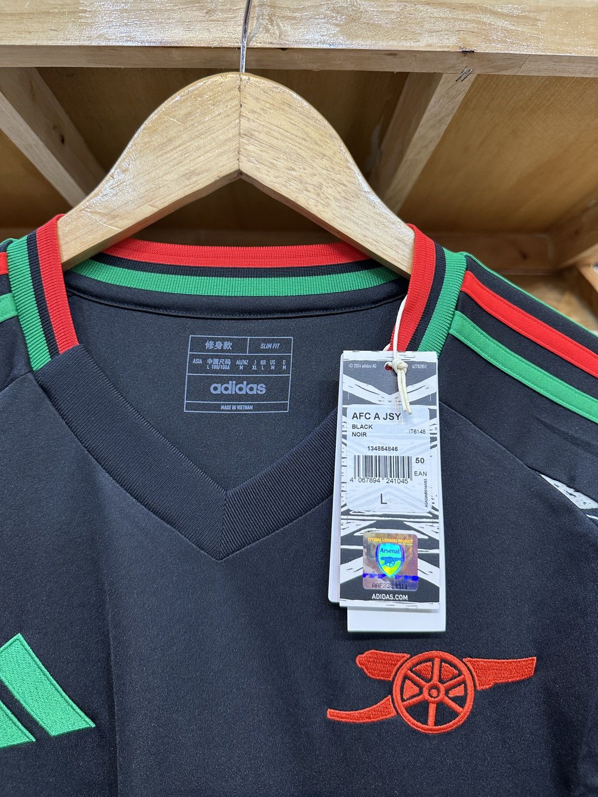 Adidas Arsenal 2024-25 Away Adidas Jersey Size US L / EU 52-54 / 3 - 6 Thumbnail