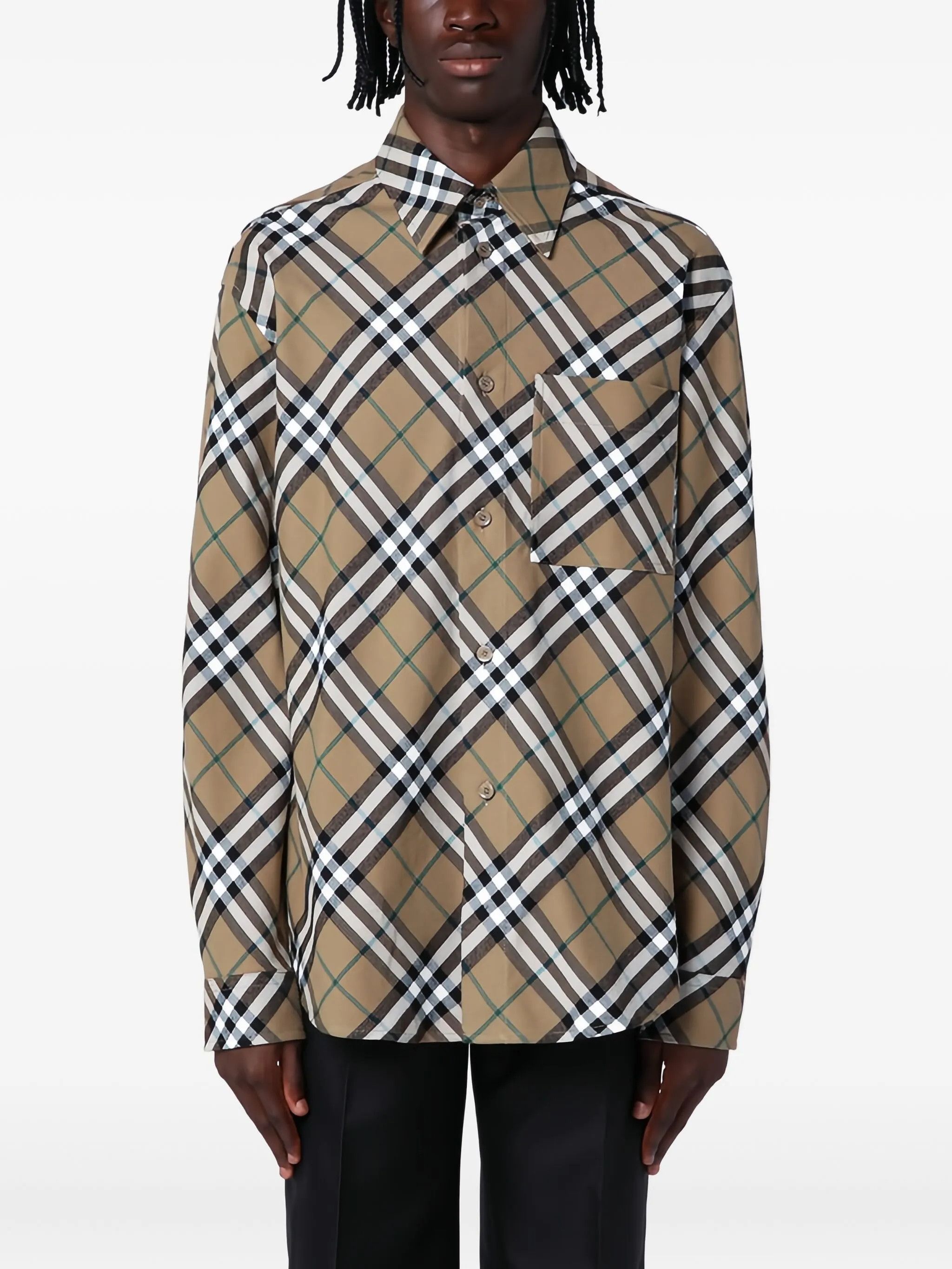 Burberry o1y0426 Patterned Shirt in Multicolor Size US XL / EU 56 / 4 - 3 Thumbnail