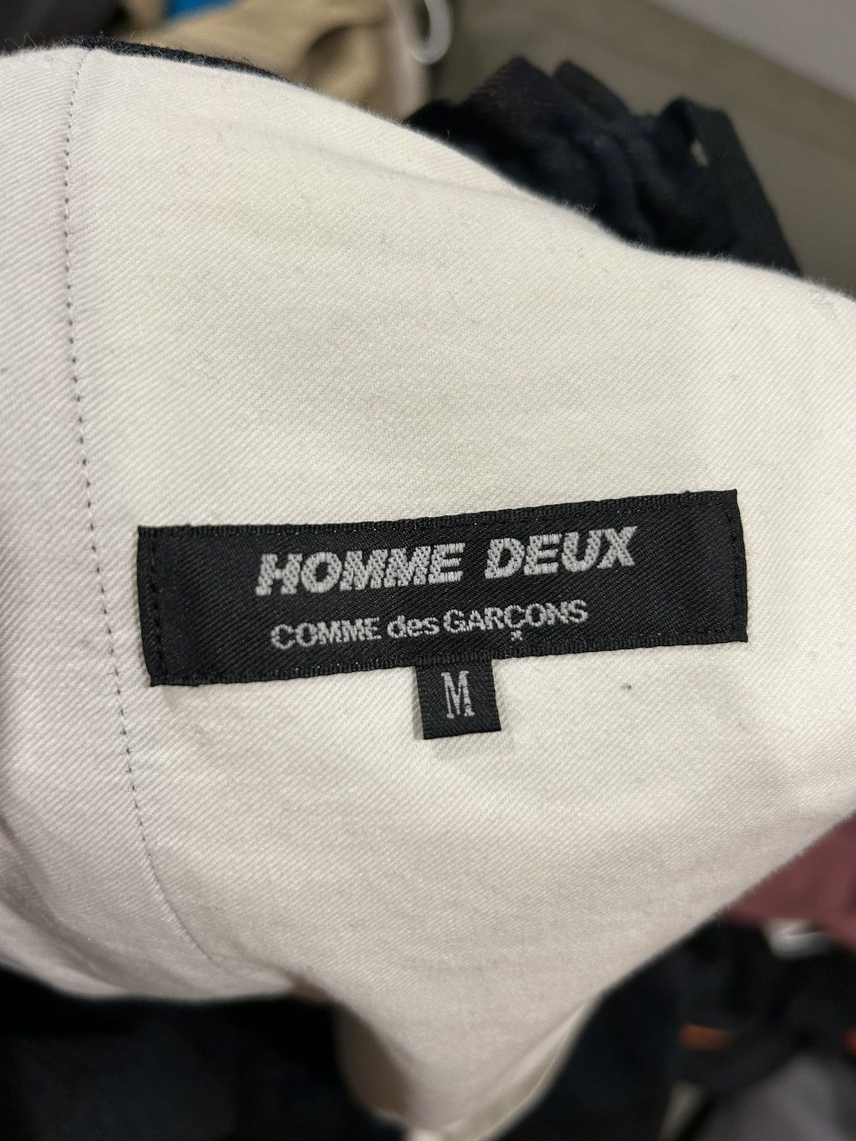 Comme des Garcons Comme des garcons homme deux plaid drawstring casual pants Size US 33 - 7 Thumbnail