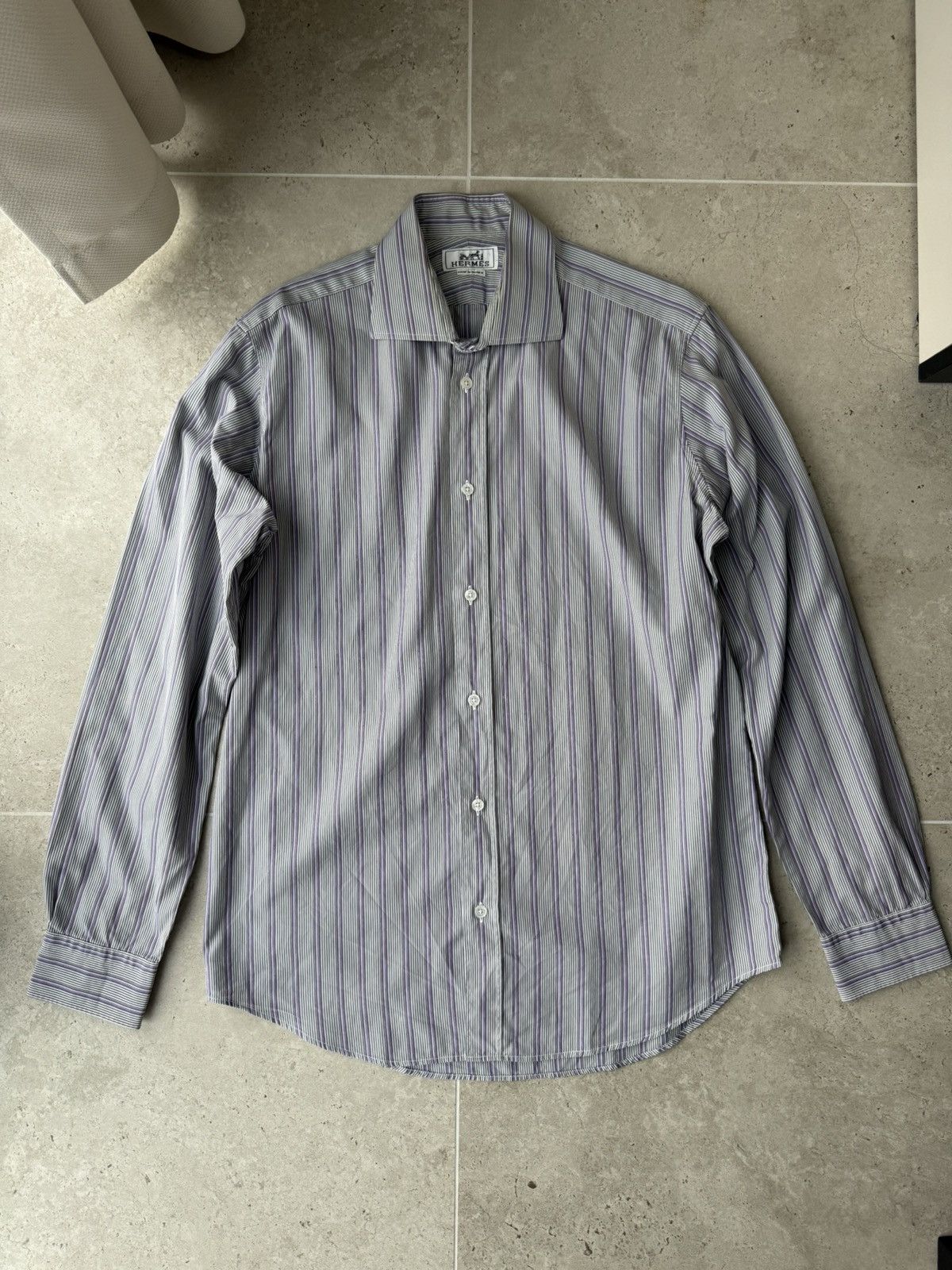Hermes Vintage Hermes Shirts Button Ups M Size US M / EU 48-50 / 2 - 1 Thumbnail