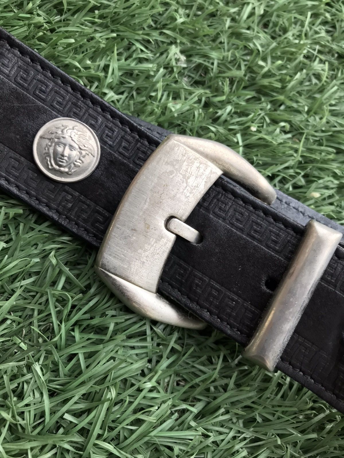 Versace Gianni Versace Medusa Vintage Belt Size 32 - 4 Thumbnail