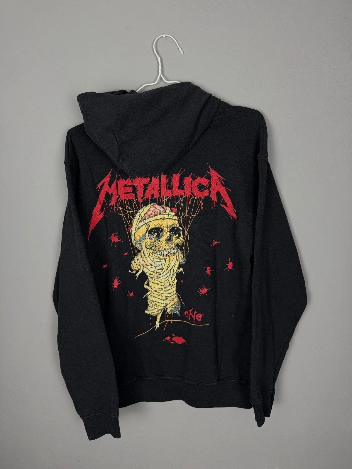 Metallica Vintage Metallica Hoodie Skull Graphic Black Band Sweatshirt Size US M / EU 48-50 / 2 - 5 Thumbnail